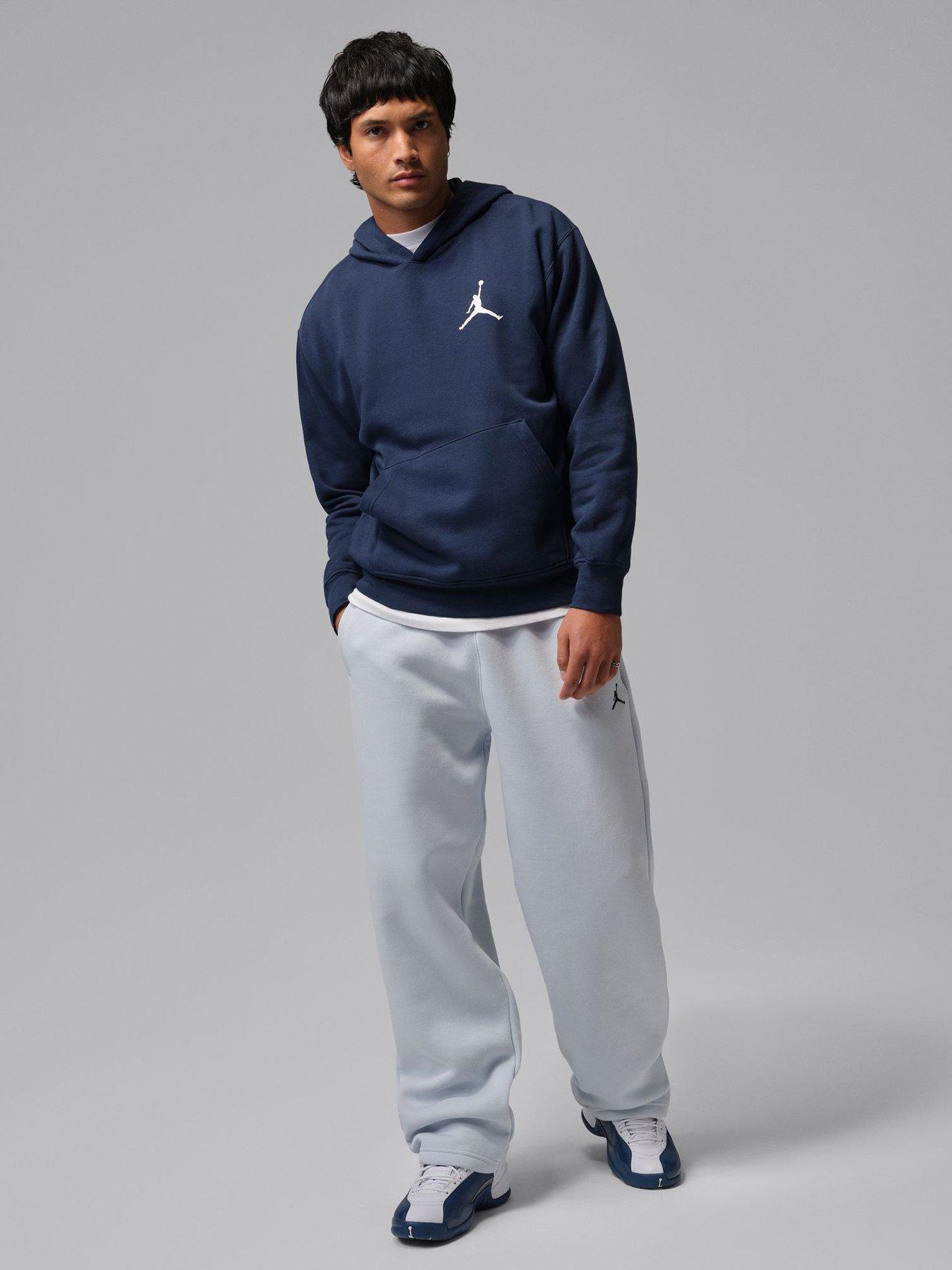 Image 3 of 6 of Jordan Nike Mens Jumpman Fleece Pullover Hoodie - Blue