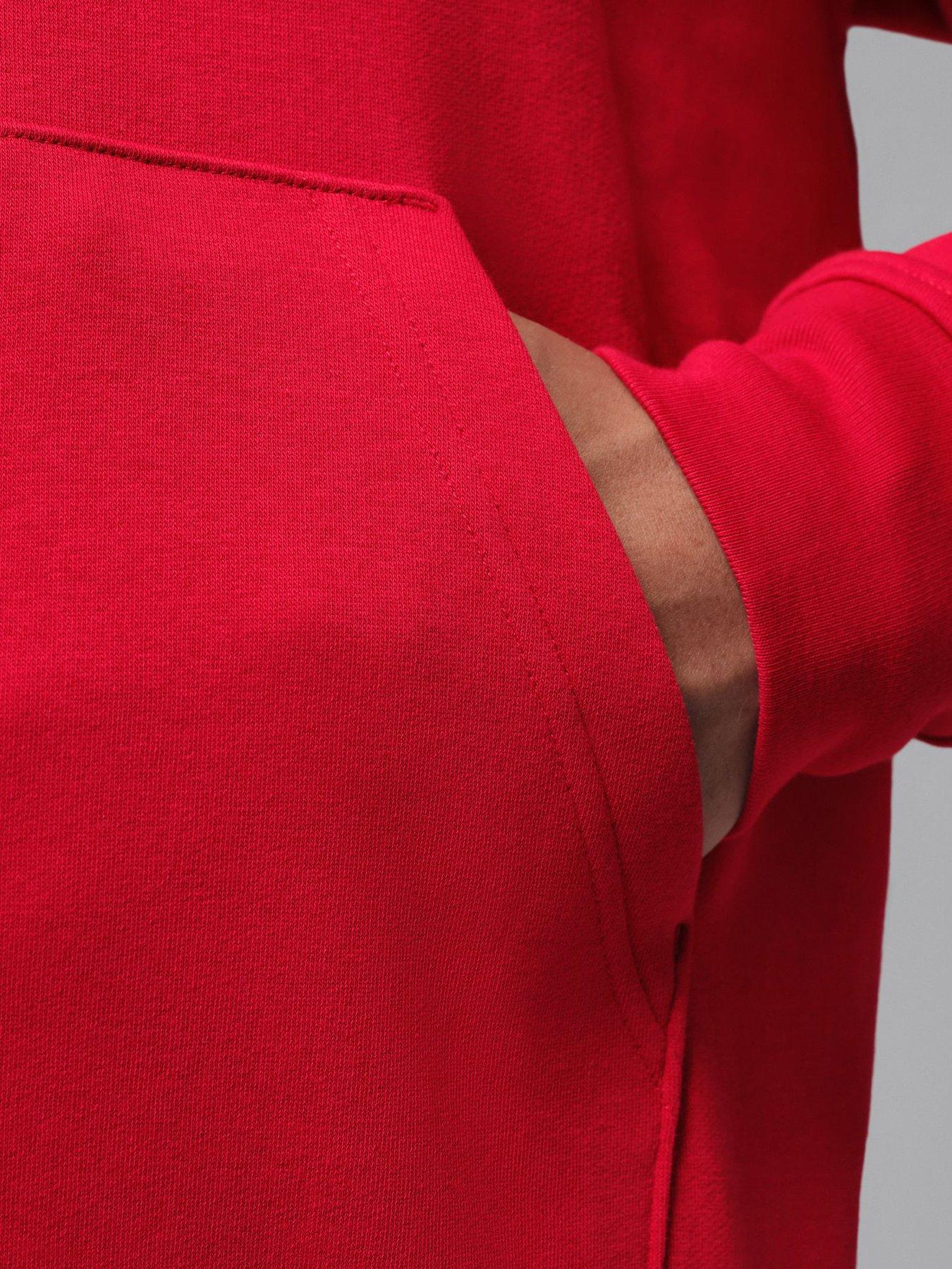 Image 6 of 6 of Jordan Nike Mens Jumpman Fleece Pullover Hoodie - Red