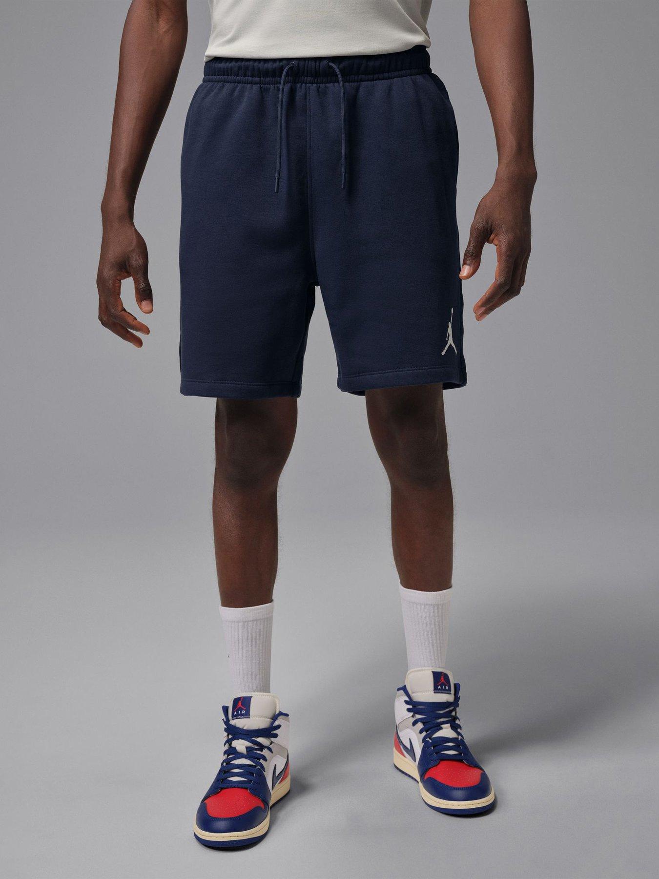 Jordan Mens Jumpman Fleece Shorts - Blue