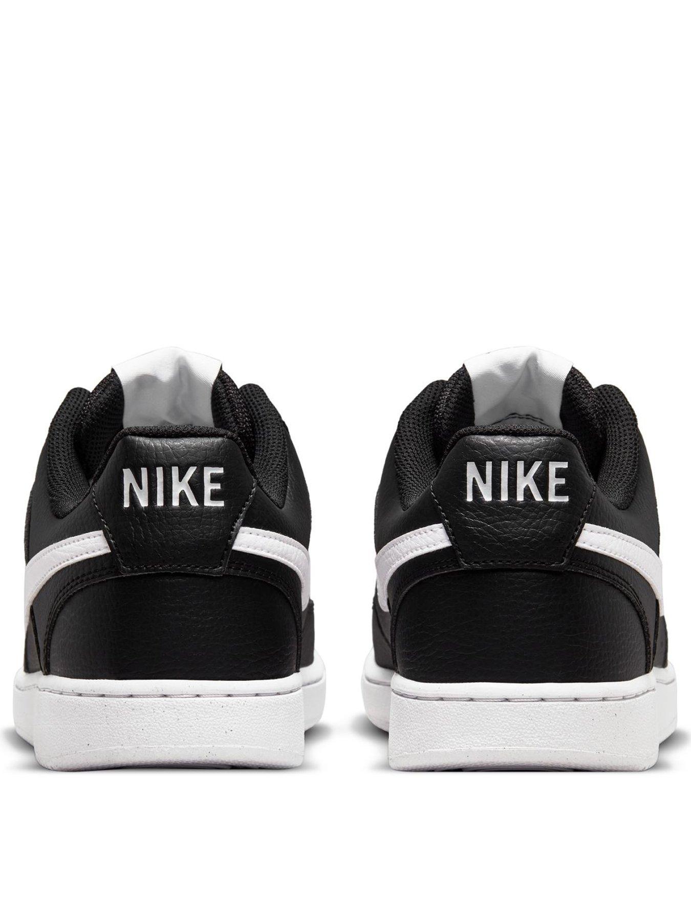 Image 3 of 7 of Nike Men's Court Vision Low Next Nature Trainers - Black