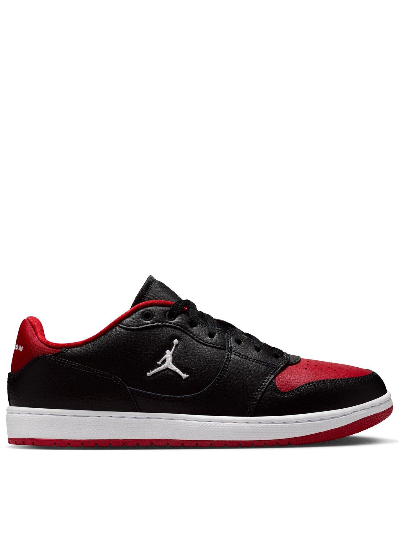 Jordan Nike Mens Access Court Low Shoes - Black