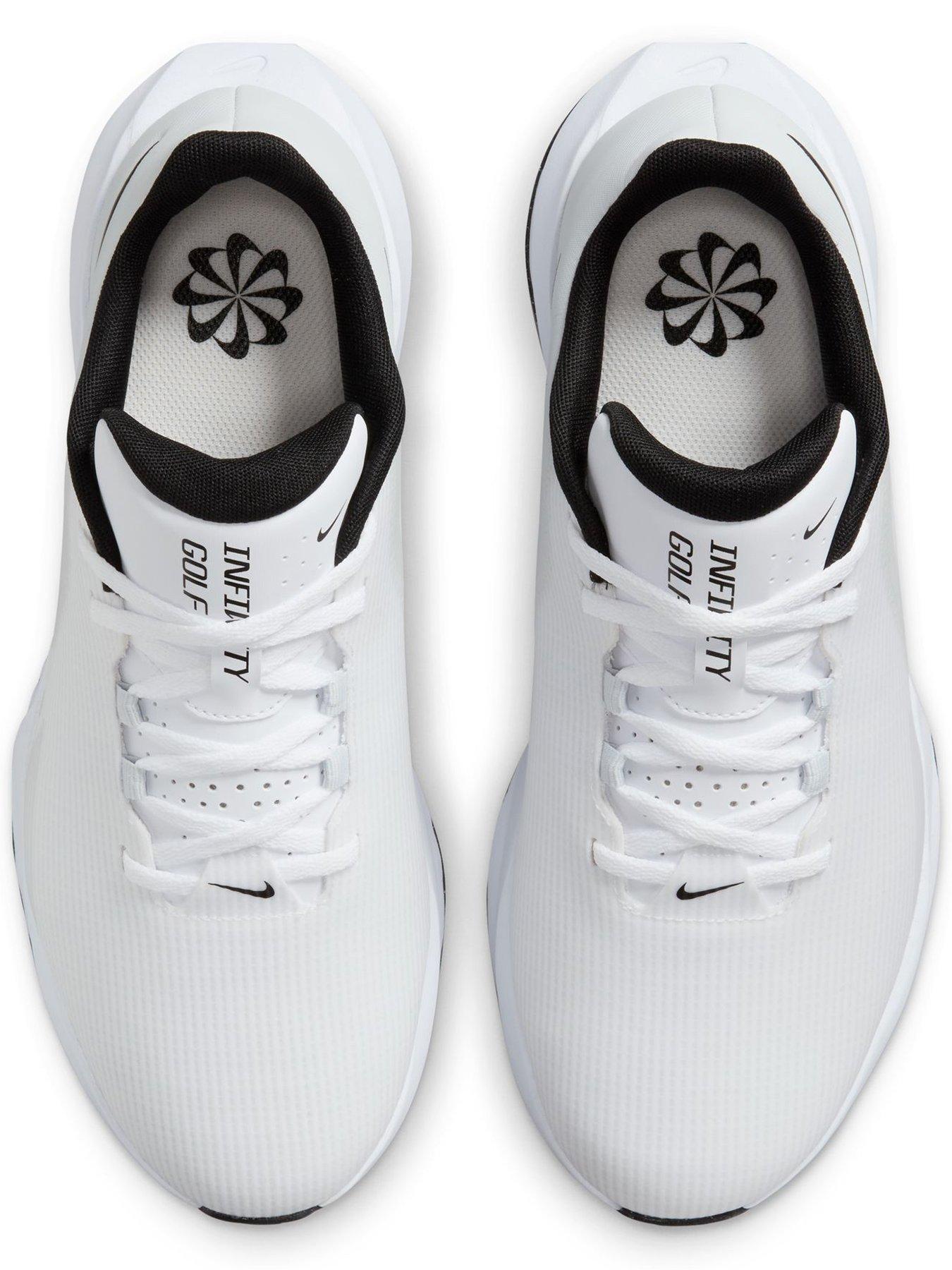 Image 4 of 6 of Nike Mens Golf Infinity Golf Shoes - White