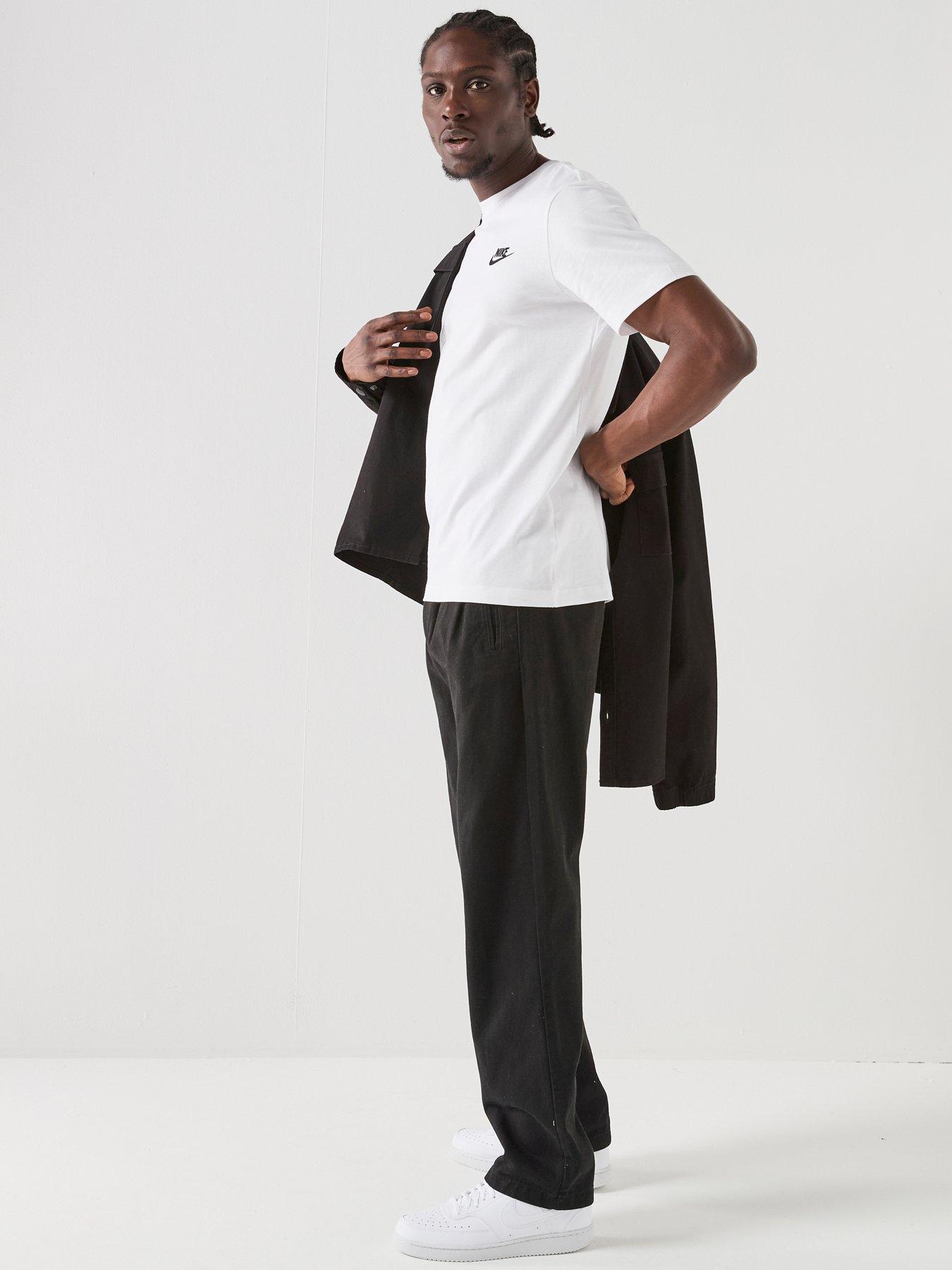 Image 6 of 7 of Nike Mens Sportswear Club T-Shirt - White
