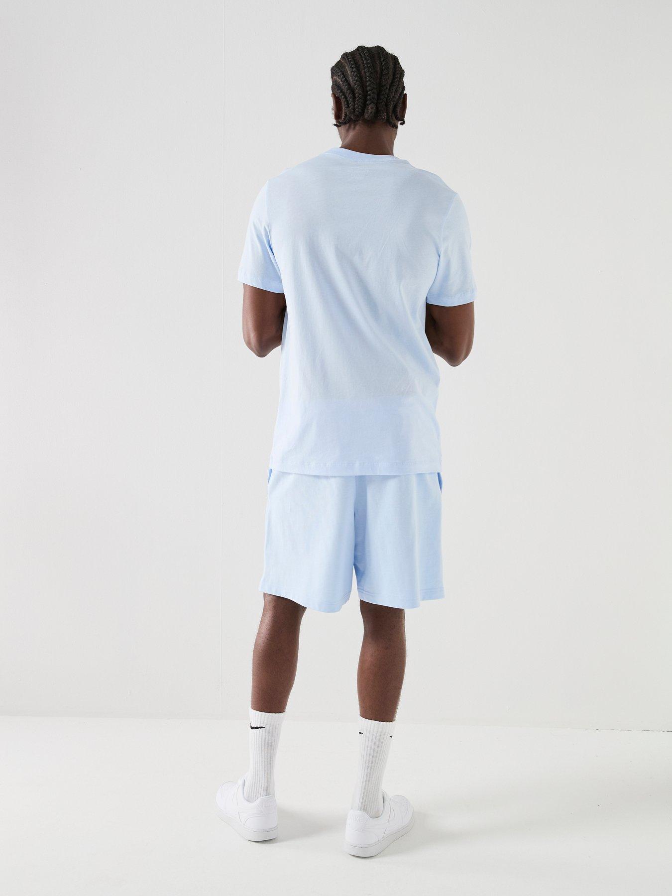 Image 2 of 7 of Nike Mens Sportswear Club T-Shirt - Blue