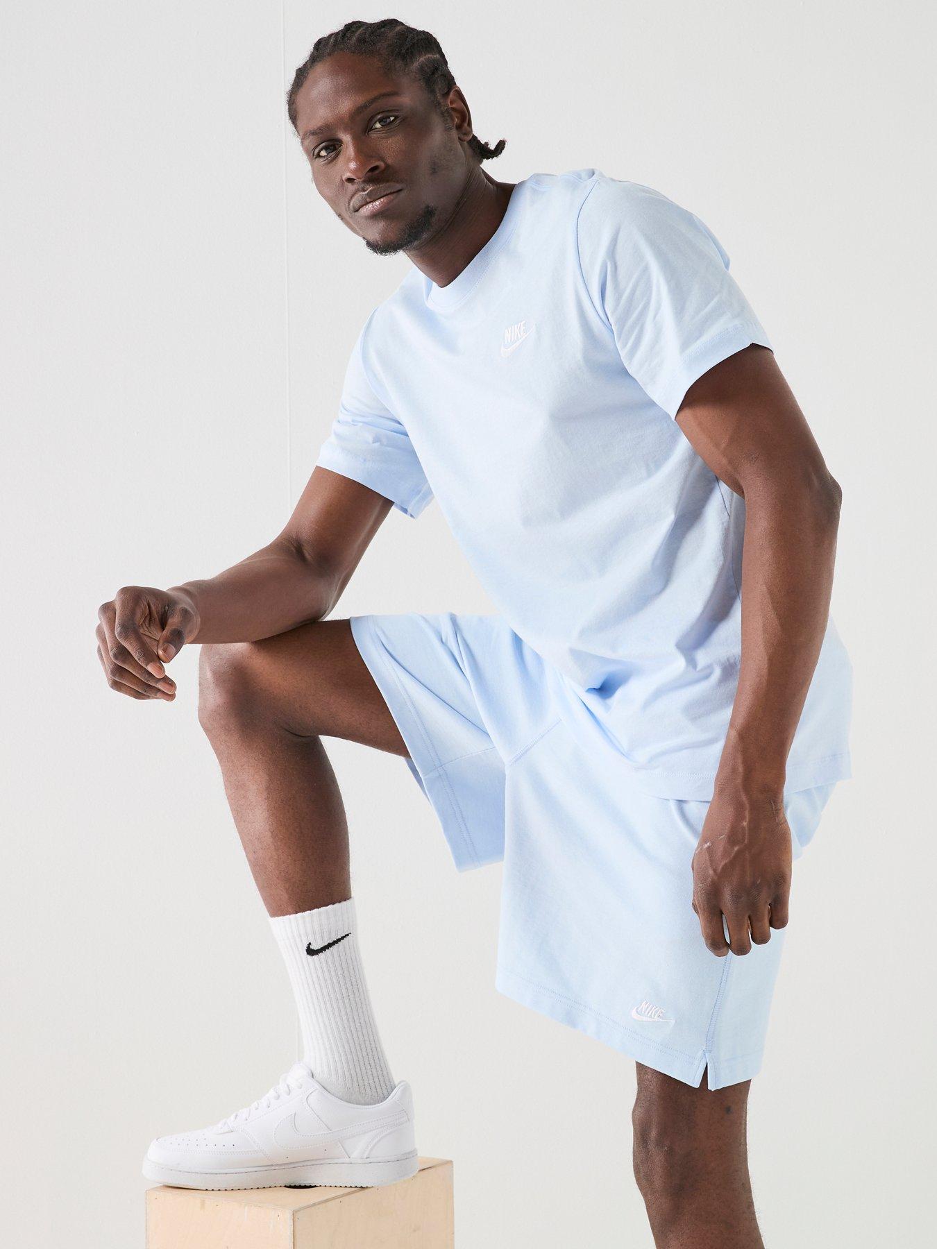 Image 5 of 7 of Nike Mens Sportswear Club T-Shirt - Blue