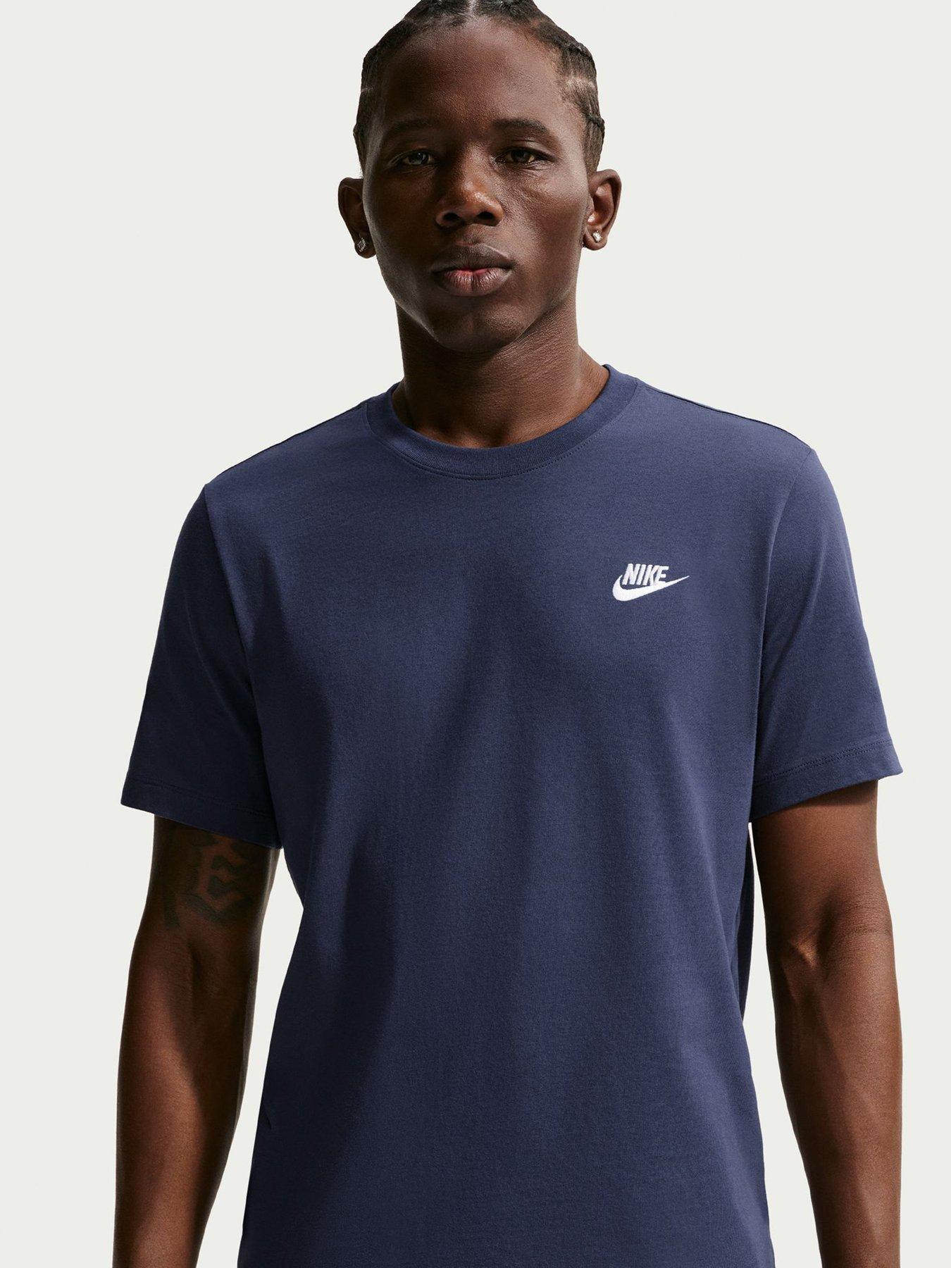 Nike Mens Sportswear Club T-Shirt - Blue