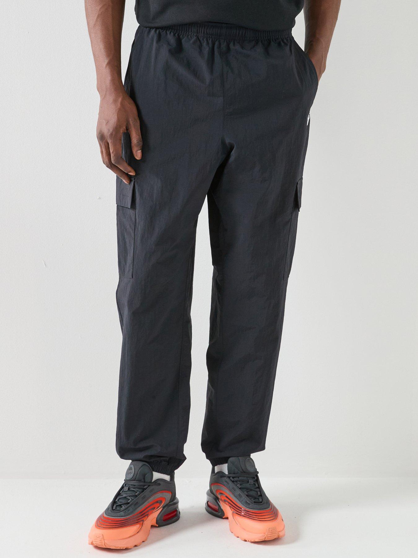 Image 1 of 5 of Nike Mens Club Woven Cargo Pants - Black
