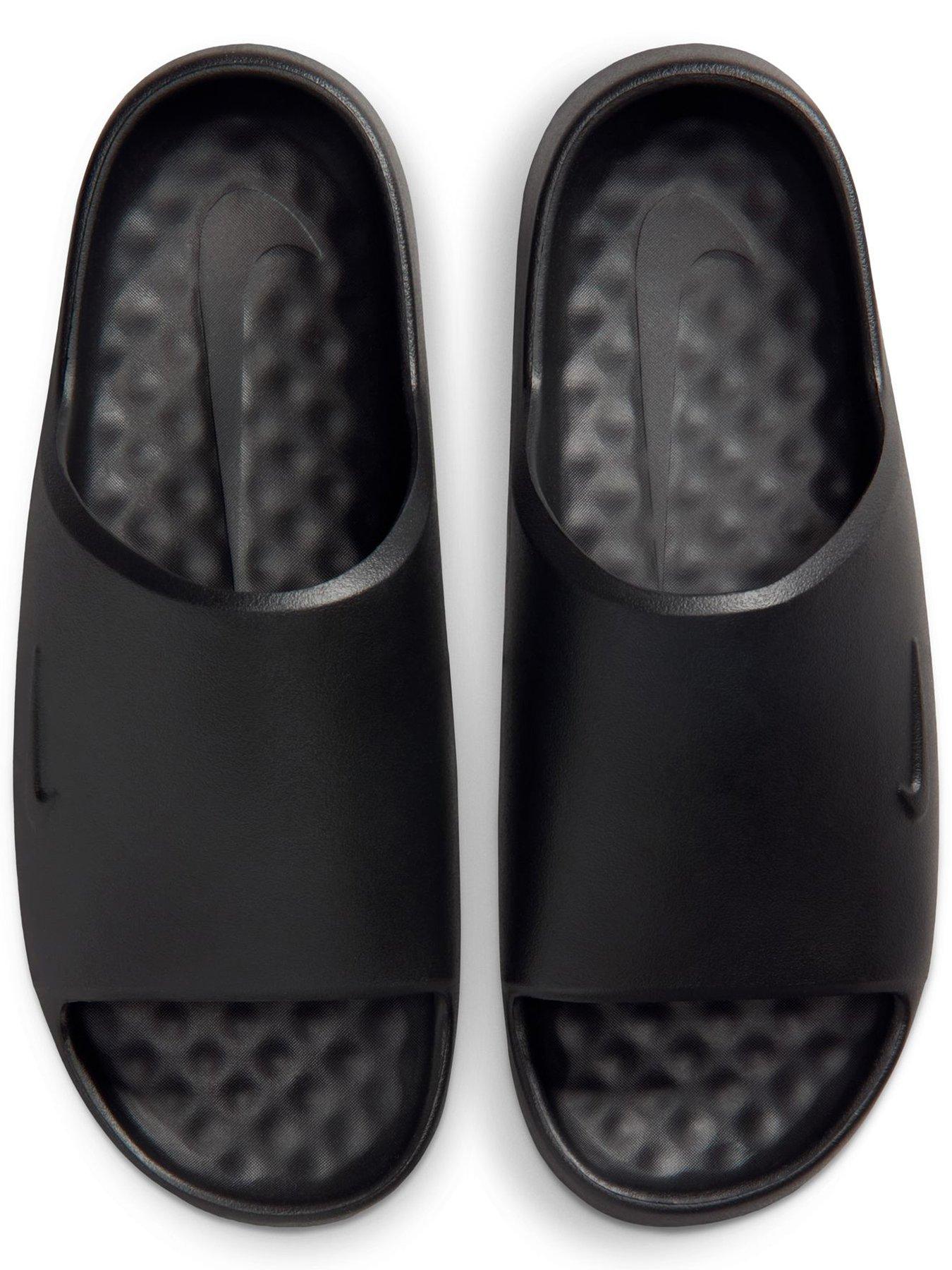 Image 3 of 6 of Nike Mens Calm 2.0 Slides - Black