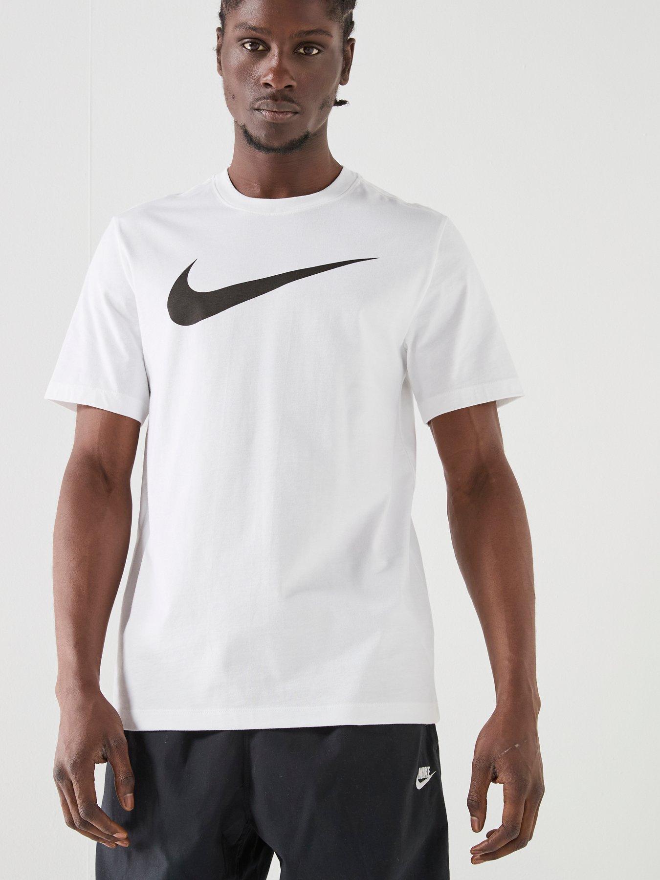 Nike Mens Sportswear Icon Swoosh T-Shirt - White