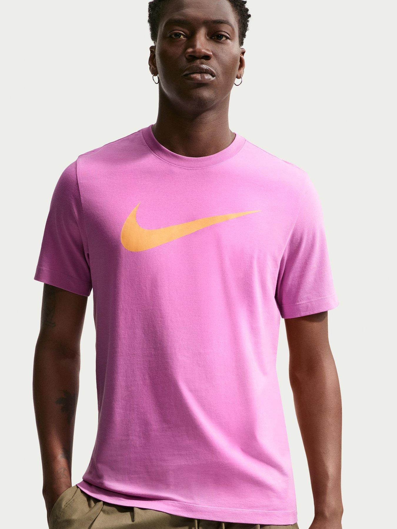 Nike Mens Sportswear Icon Swoosh T-Shirt - Purple