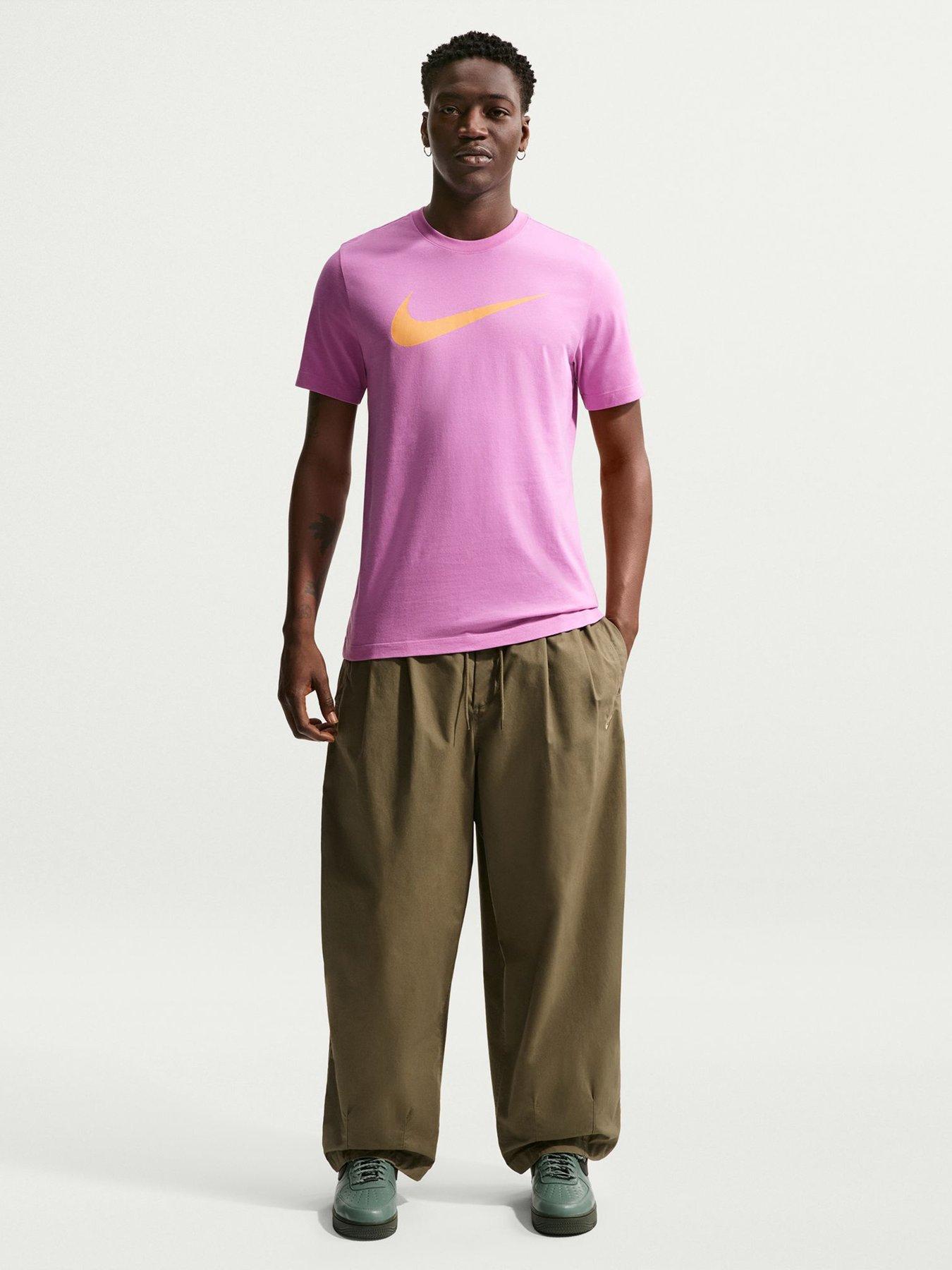 Image 3 of 5 of Nike Mens Sportswear Icon Swoosh T-Shirt - Purple