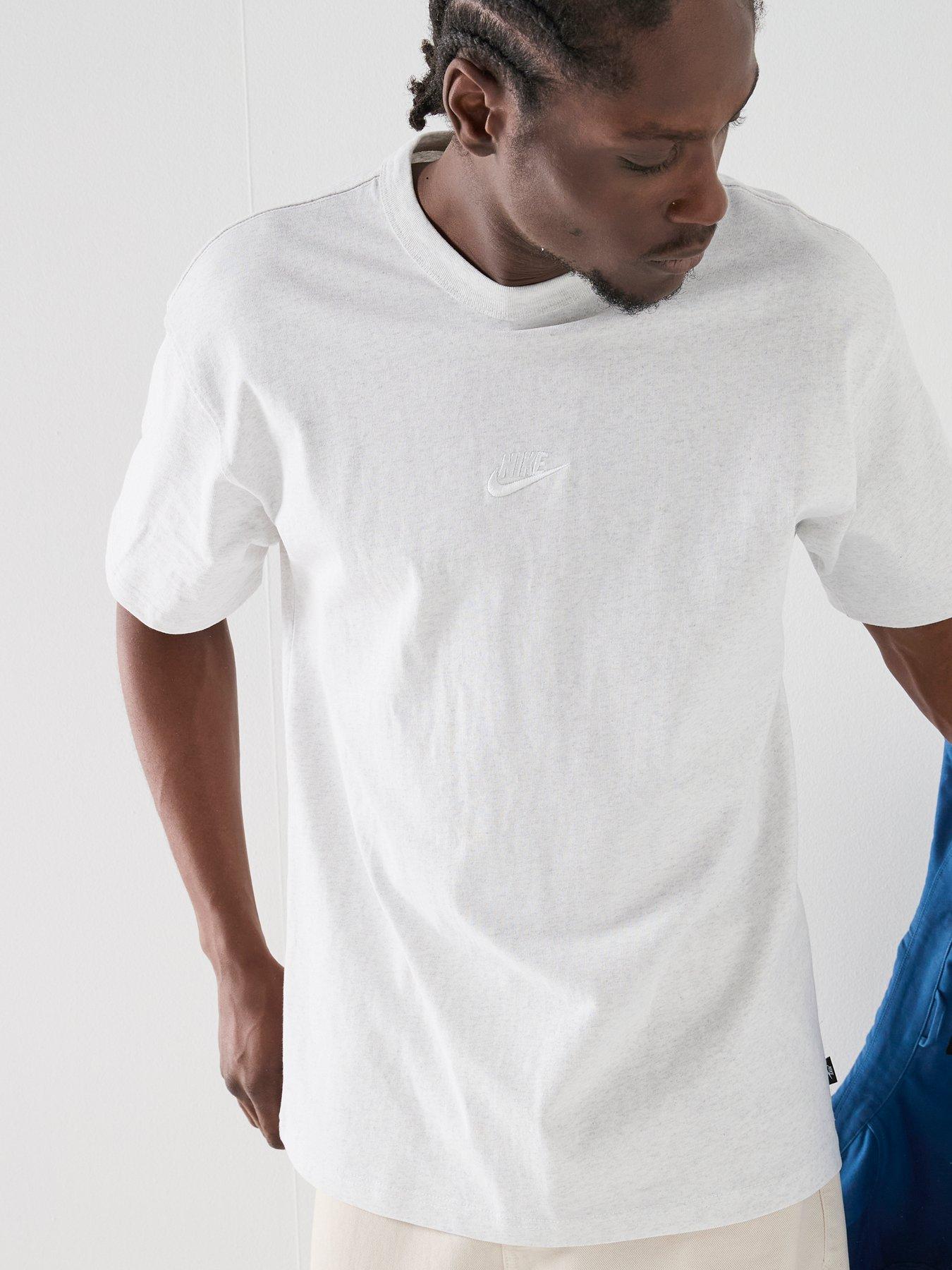 Image 5 of 7 of Nike Mens Sportswear Premium Essentials Loose T-Shirt - White