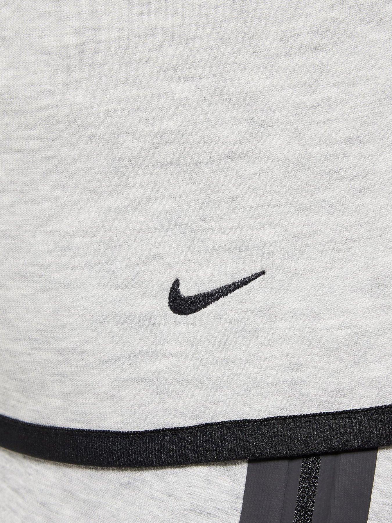 Image 7 of 7 of Nike Big Kids Tech Fleece Full Zip Hoodie - Grey