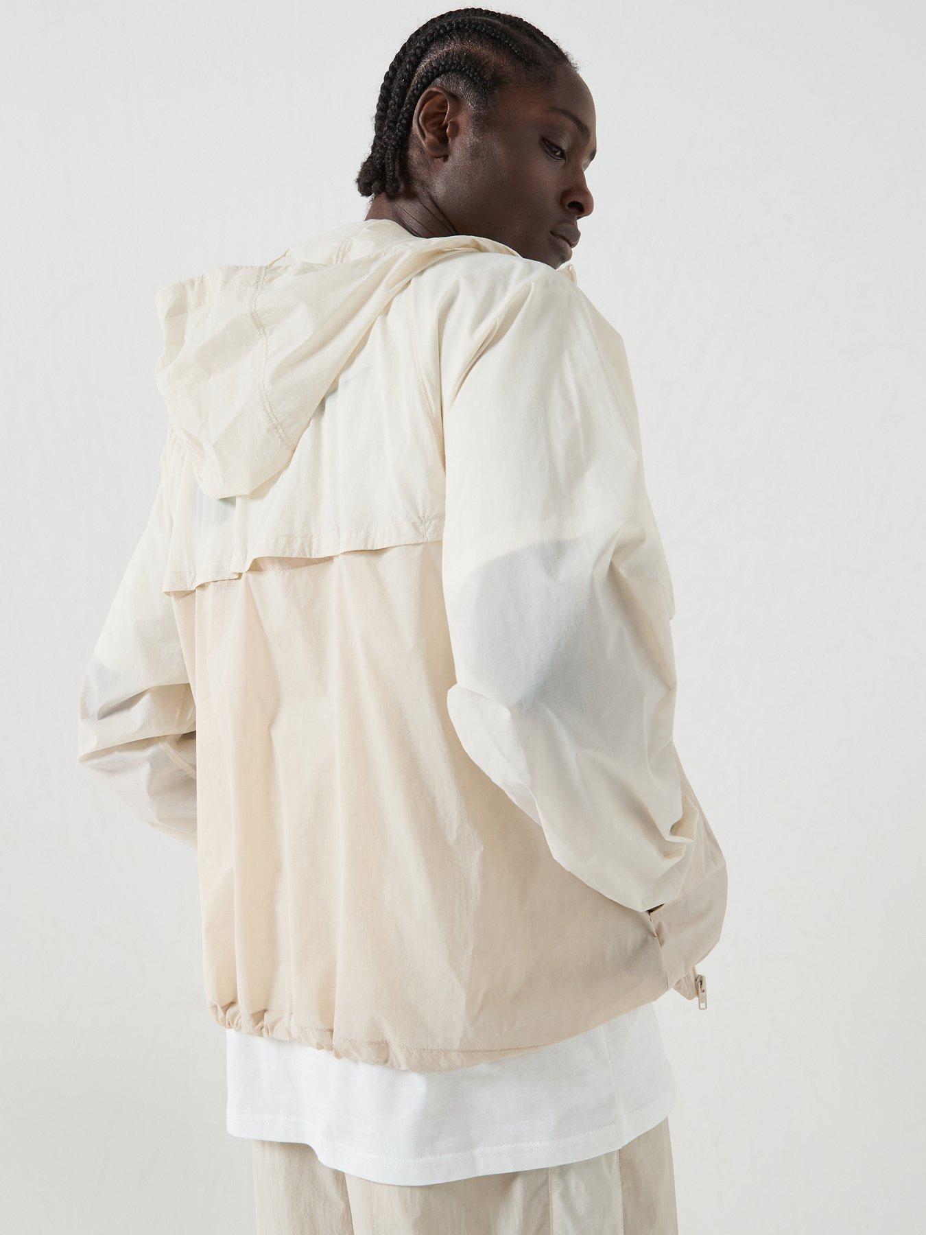 Image 2 of 7 of Nike Mens Windrunner Lightweight Unlined Uv Jacket - Cream