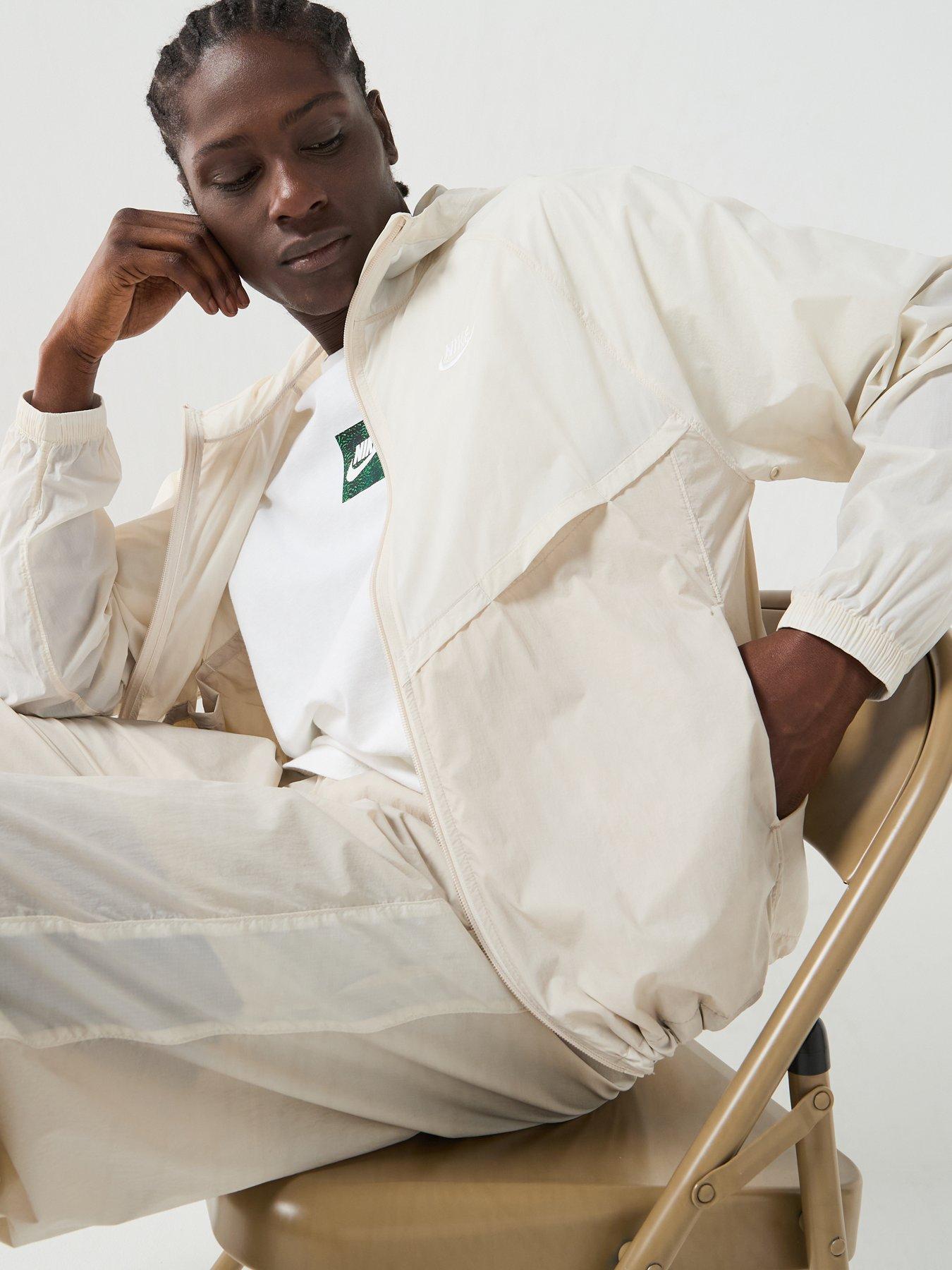 Image 6 of 7 of Nike Mens Windrunner Lightweight Unlined Uv Jacket - Cream
