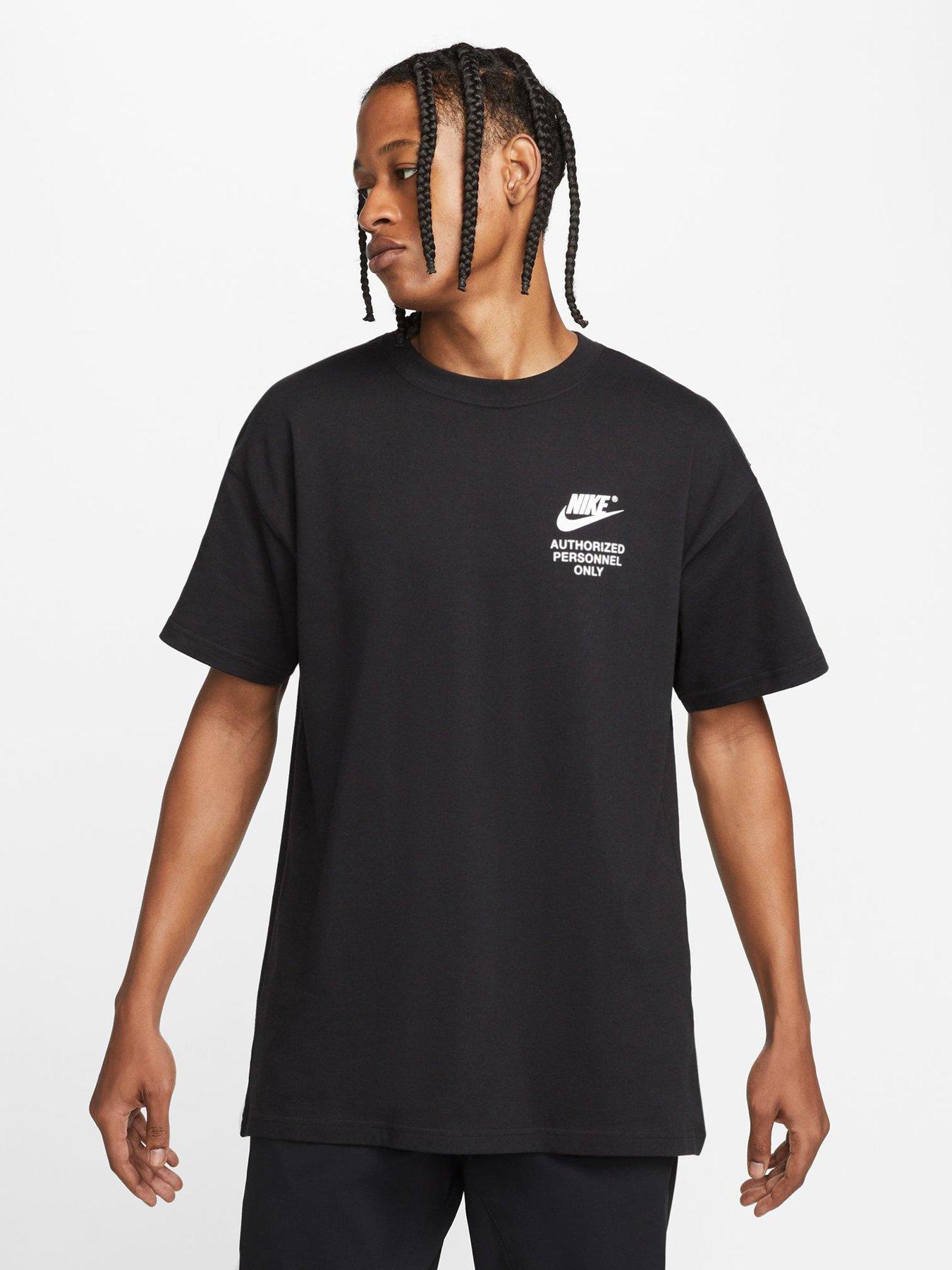 Nike Mens Sportswear Authorised Personnel T-Shirt - Black