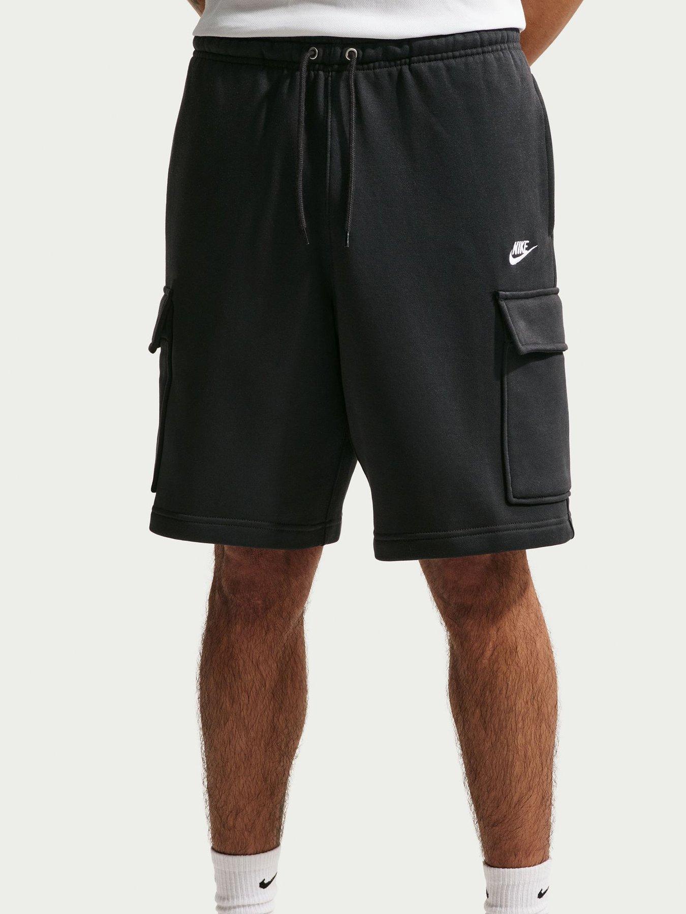Nike Mens Club Cargo Shorts - Black