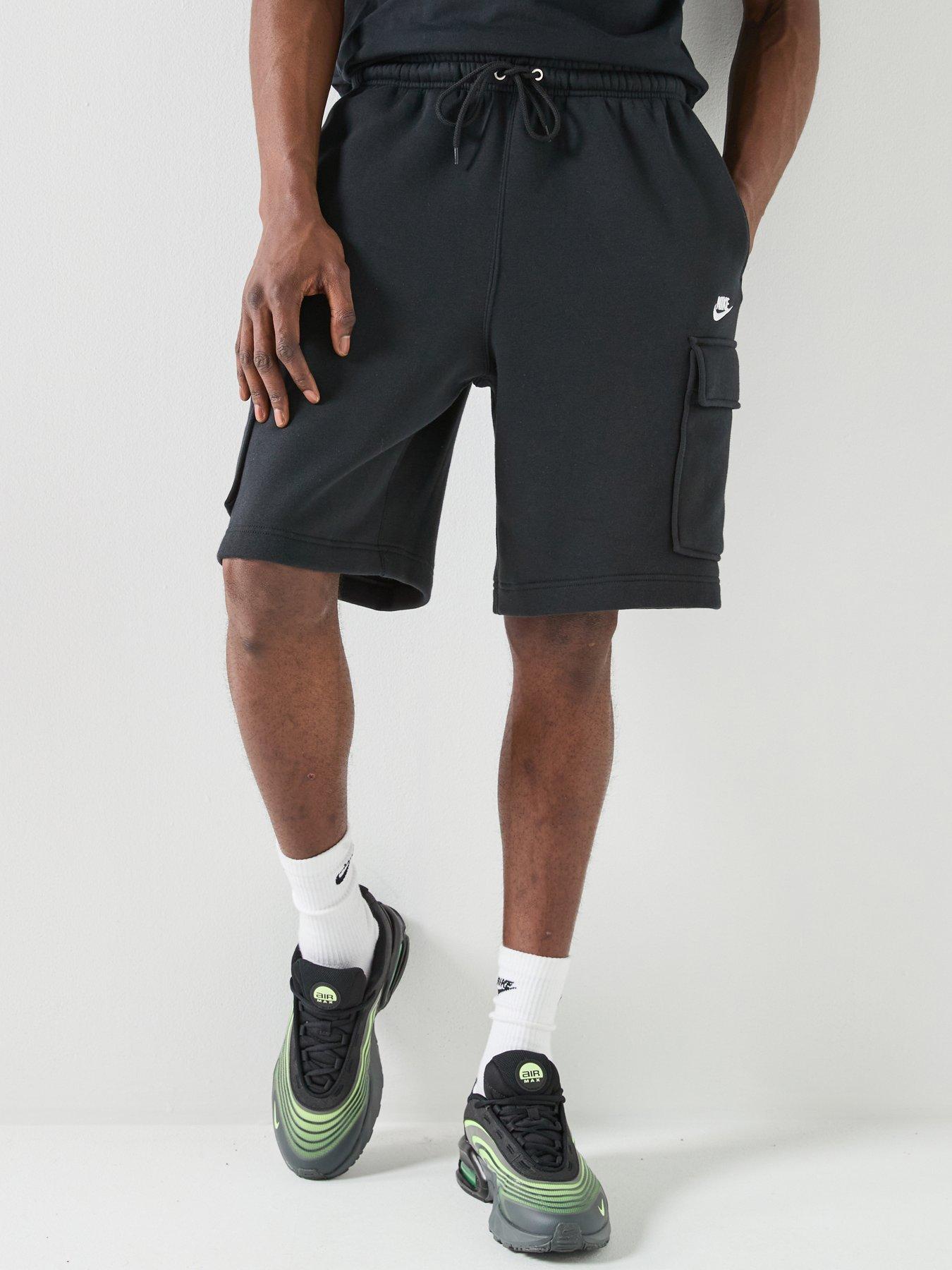 Nike Mens Club Cargo Shorts - Black