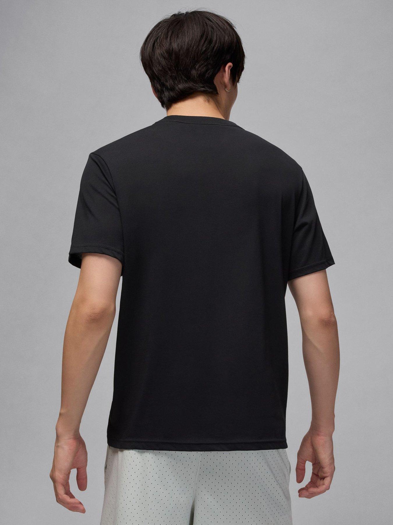 Image 2 of 5 of Jordan Nike Mens Dri-FIT Jumpman T-Shirt - Black