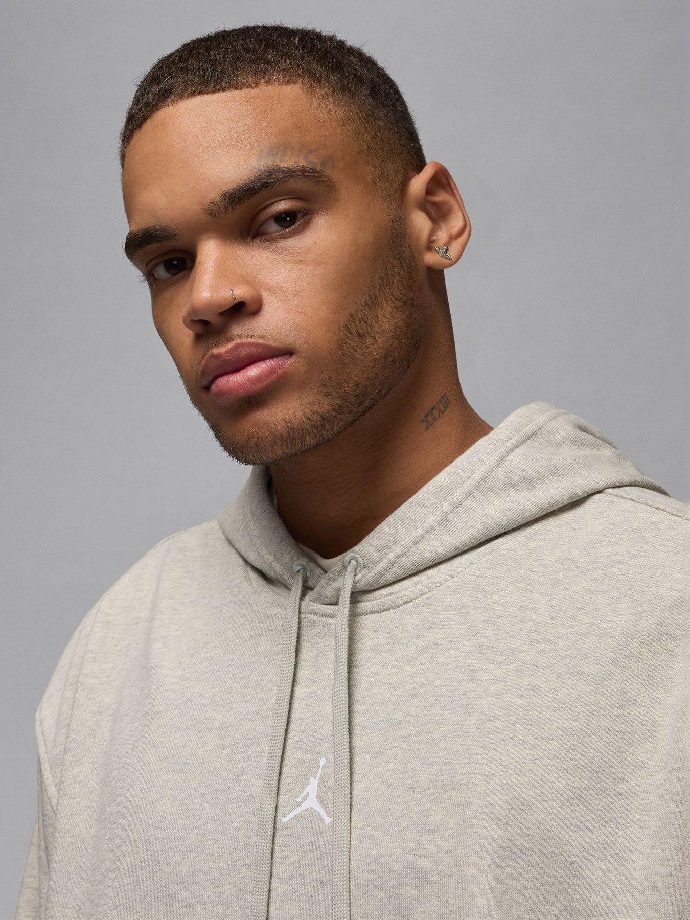 Image 5 of 6 of Jordan Nike Mens Dri-FIT Sport Pullover Hoodie - Black