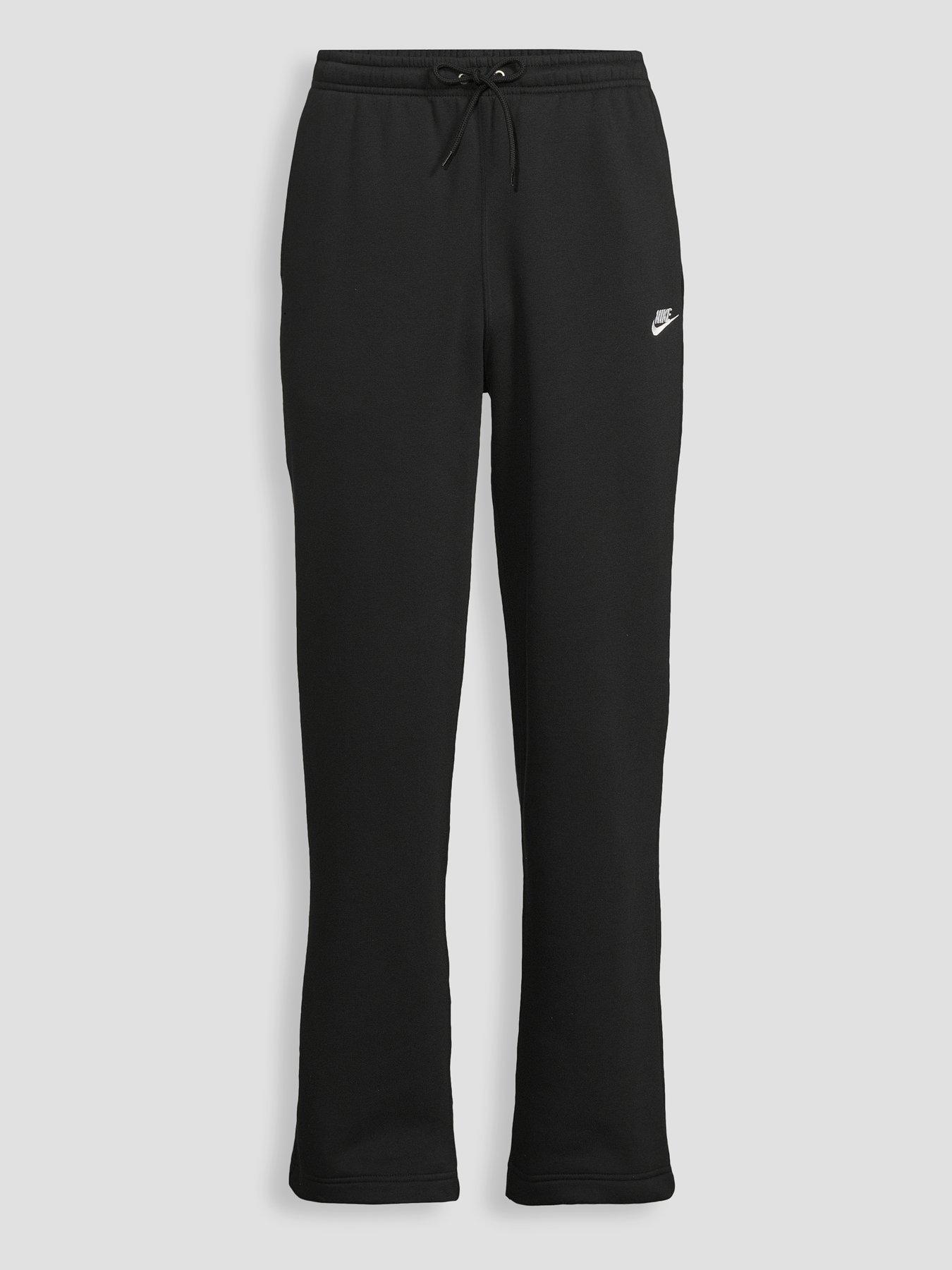 Image 7 of 7 of Nike Mens Club Open Hem Pants - Black