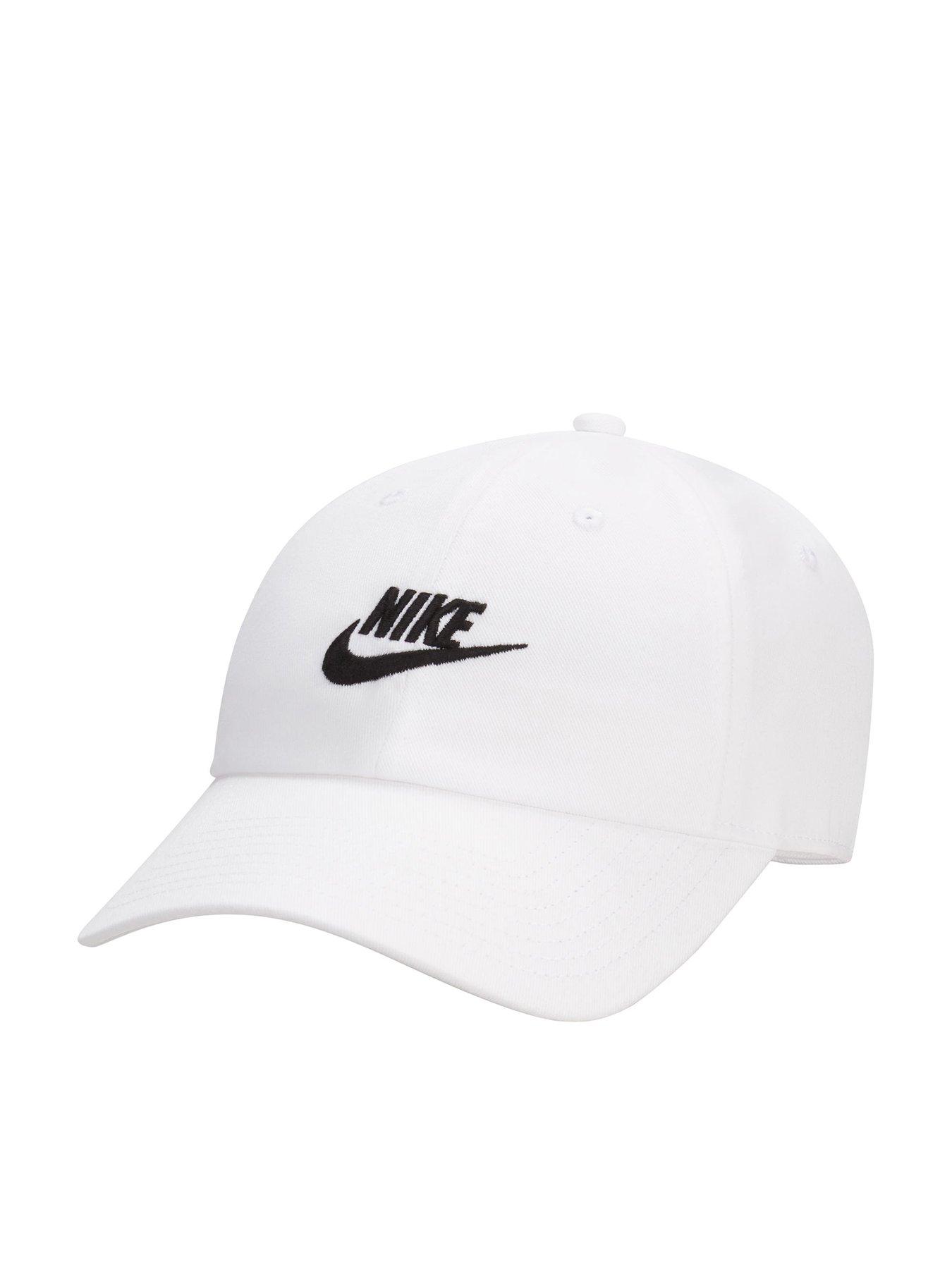 Nike Mens Club Unstructured Futura Wash Cap - White