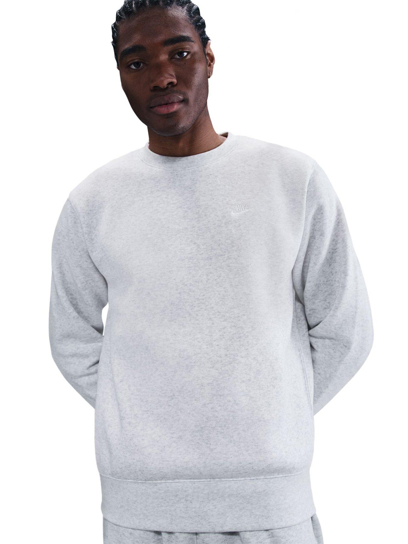 Nike Mens Club Crew Sweatshirt - Grey