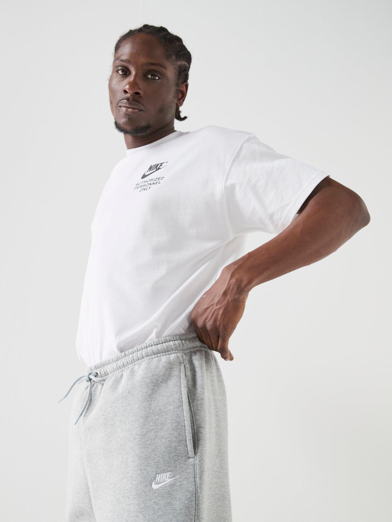 Image 4 of 7 of Nike Mens Club Bungee Pants - Grey