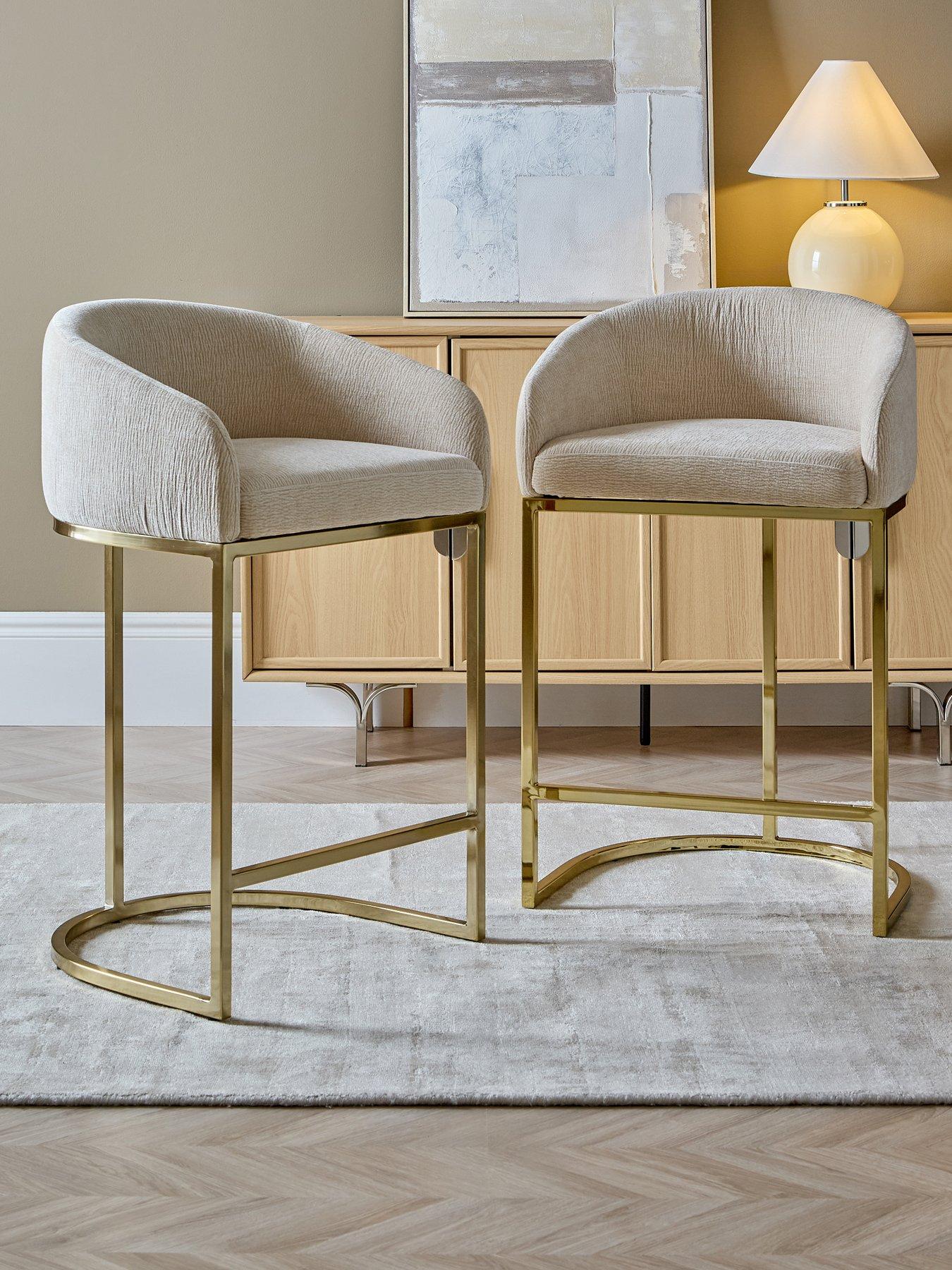 Image 1 of 7 of The Very Collection Nea Pair Of Bar Stools - FSC&reg; Certified