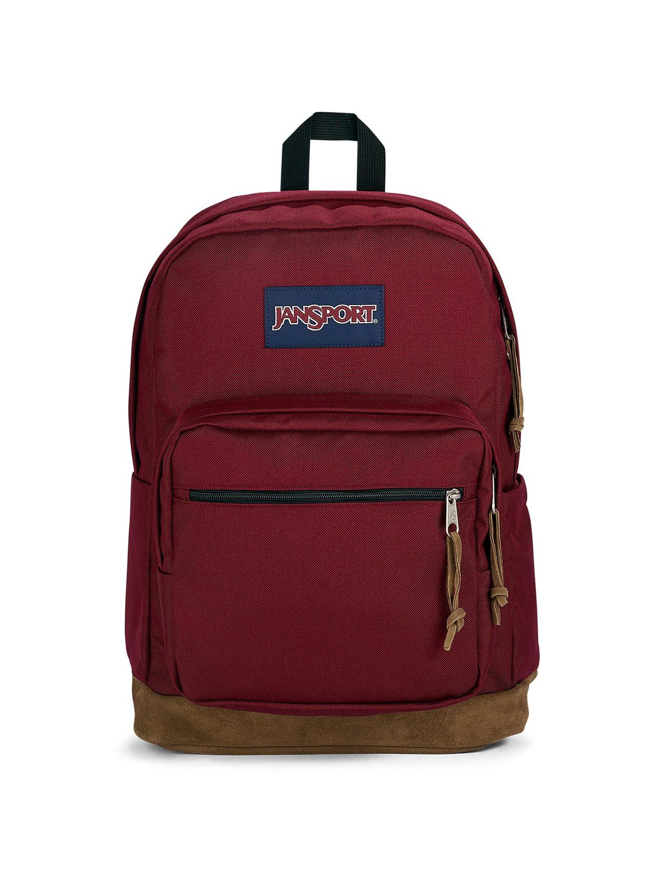JanSport RIGHT PACK BACKPACK - BURGUNDY