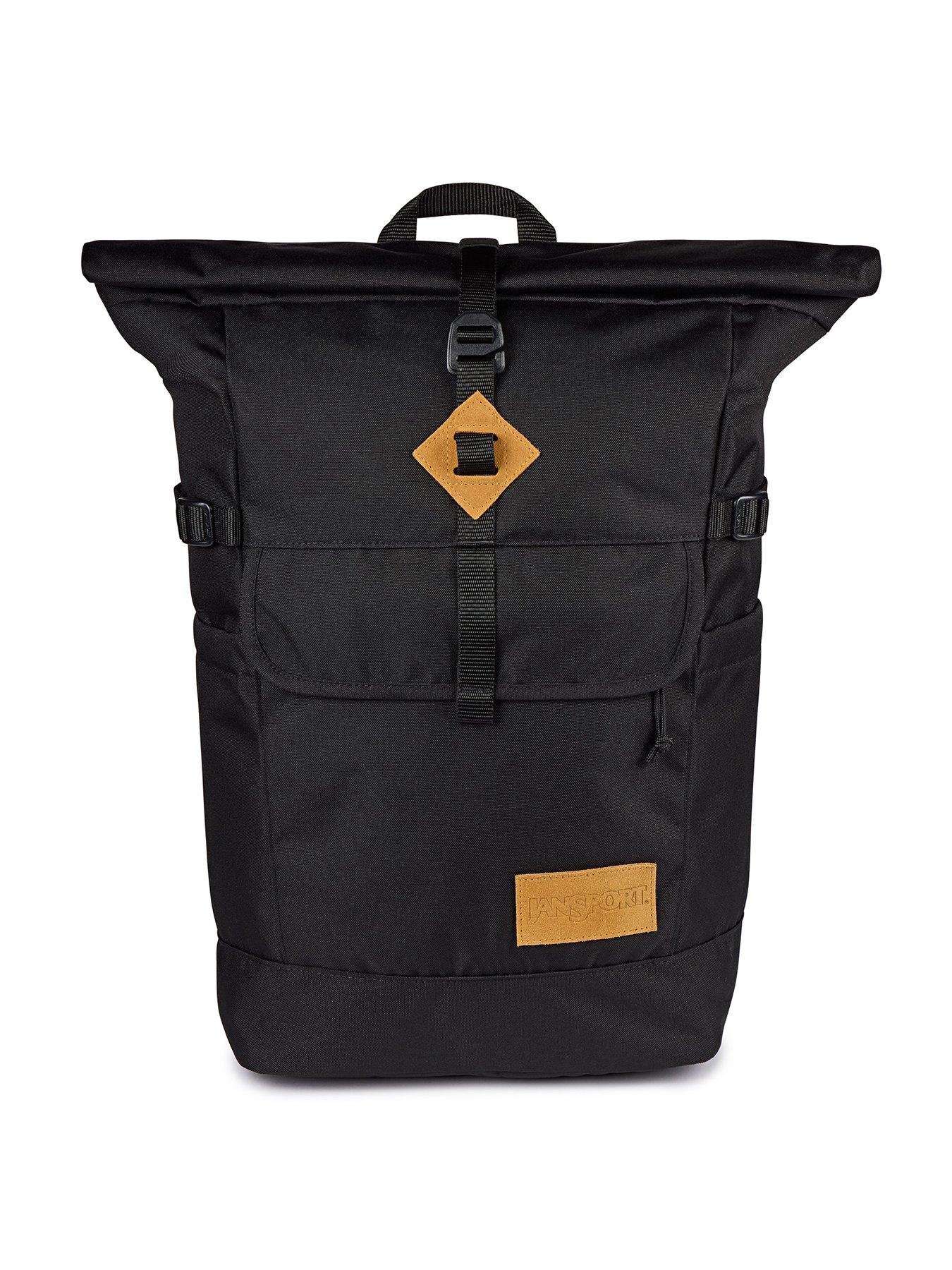 JanSport Hatchet Rolltop Backpack - Black