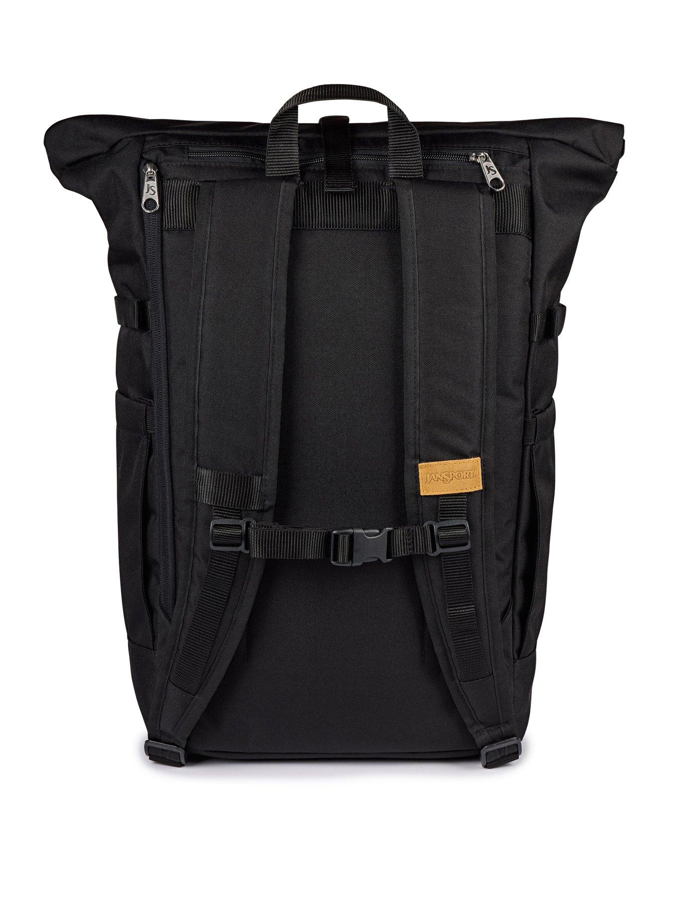 Image 2 of 7 of JanSport Hatchet Rolltop&nbsp;Backpack - Black