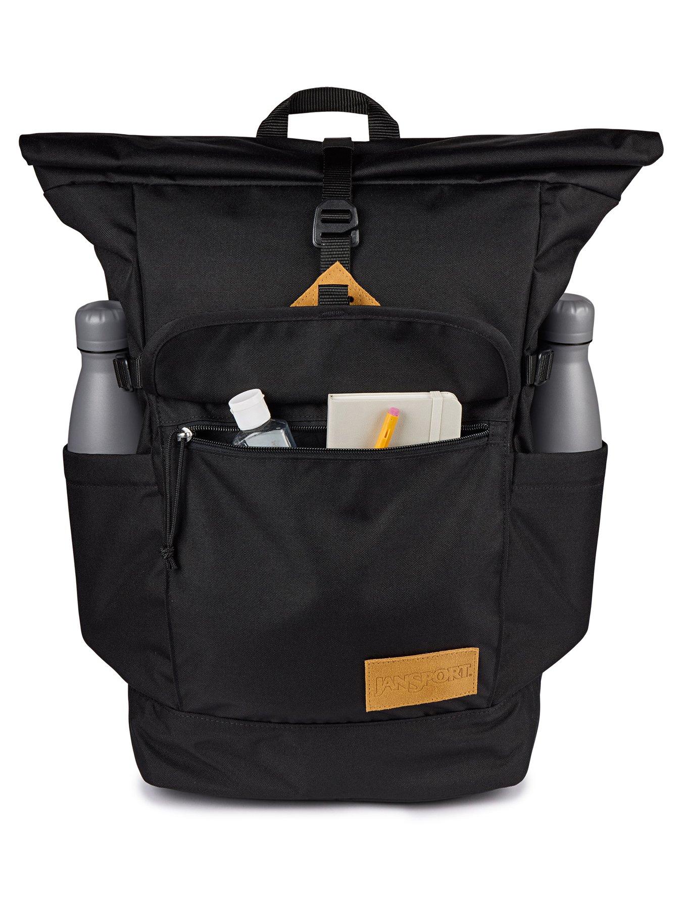 Image 5 of 7 of JanSport Hatchet Rolltop&nbsp;Backpack - Black