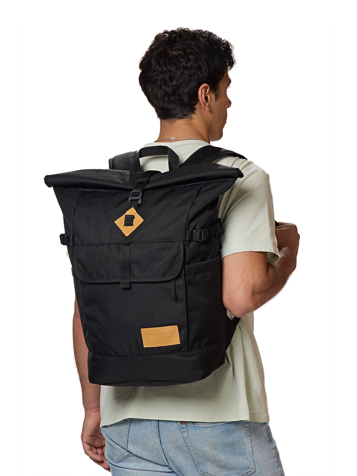 Image 7 of 7 of JanSport Hatchet Rolltop&nbsp;Backpack - Black