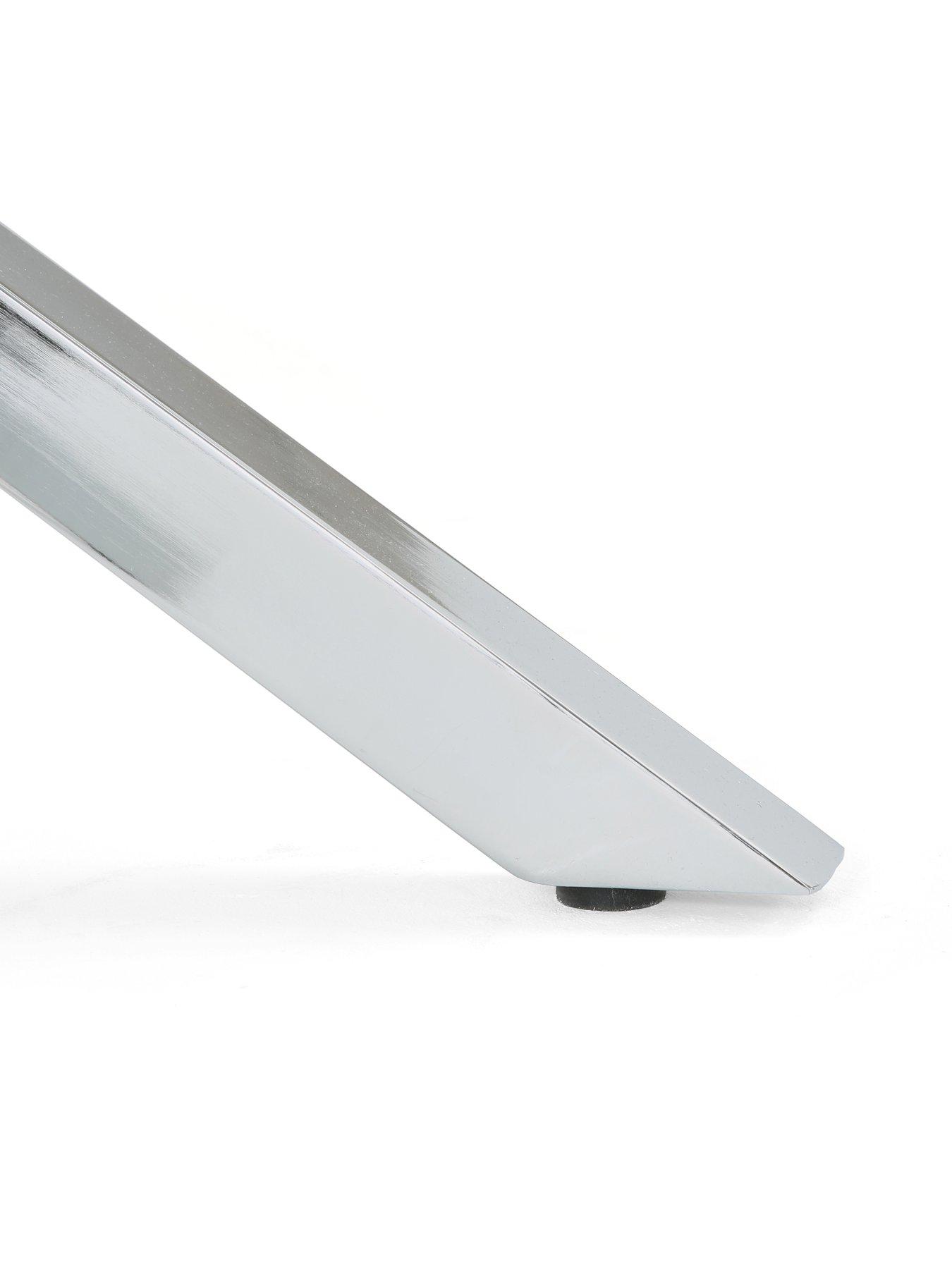 Image 6 of 6 of The Very Collection Chopstick Chrome 160cm Rectangular Dining Table