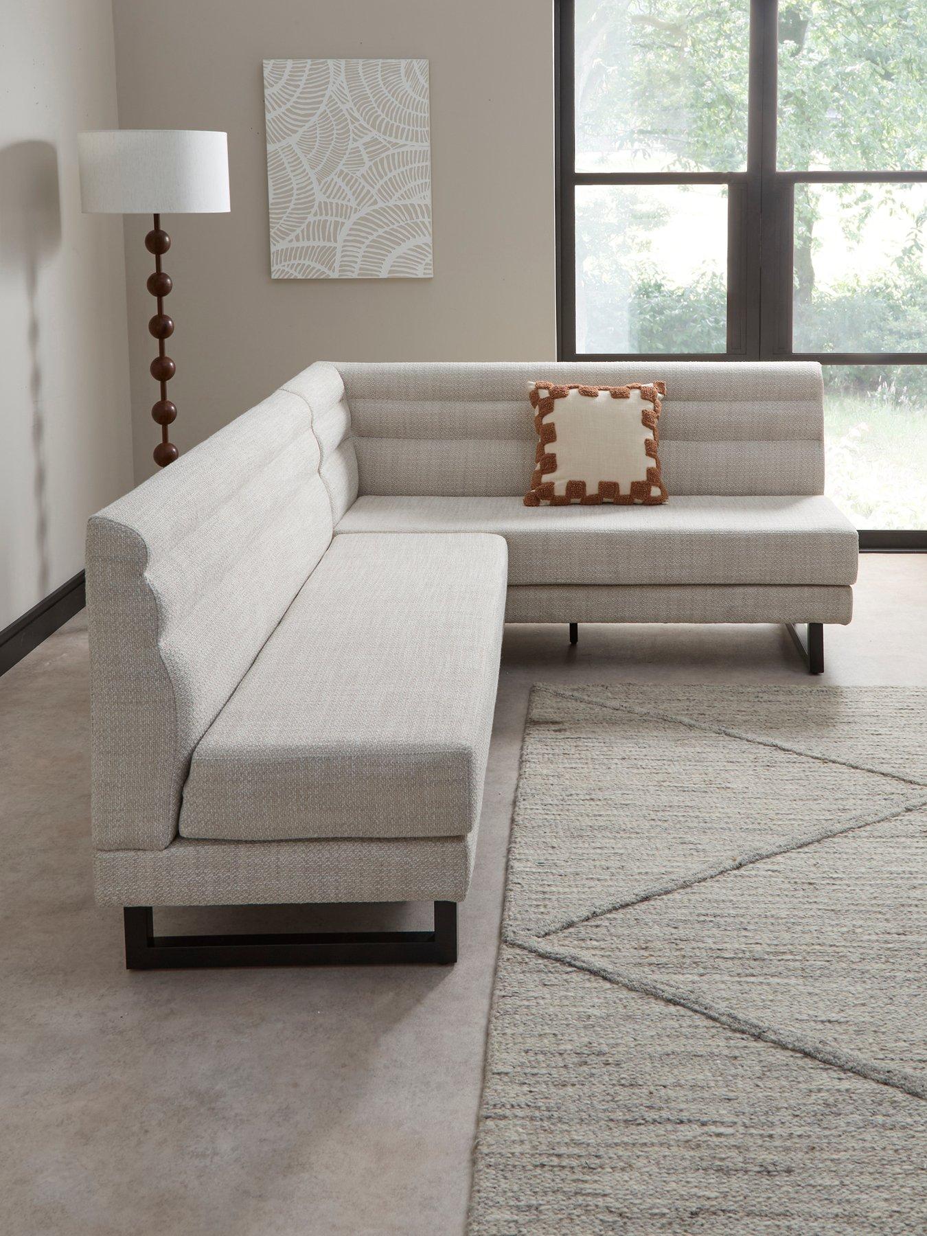 Image 1 of 7 of The Very Collection Rocco Corner Dining Bench