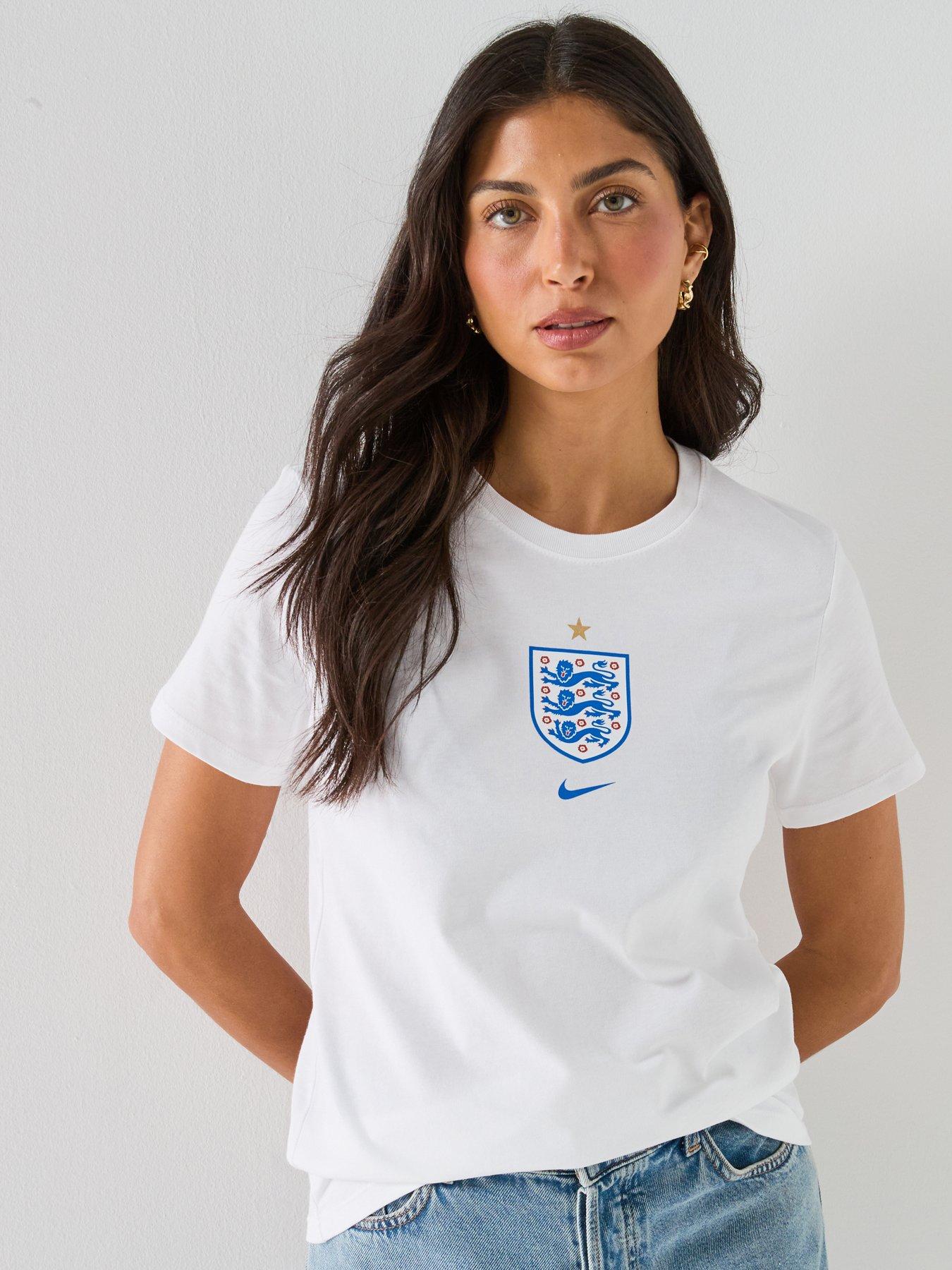 Nike Women’s England Crest T-Shirt – White