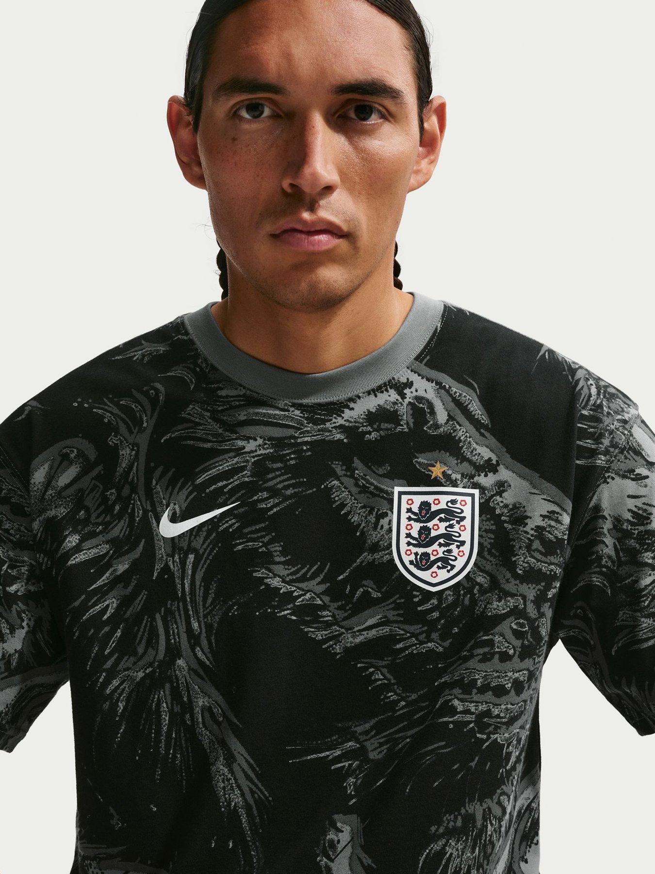 Image 5 of 5 of Nike Men&rsquo;s England AOP T-Shirt &ndash; Grey