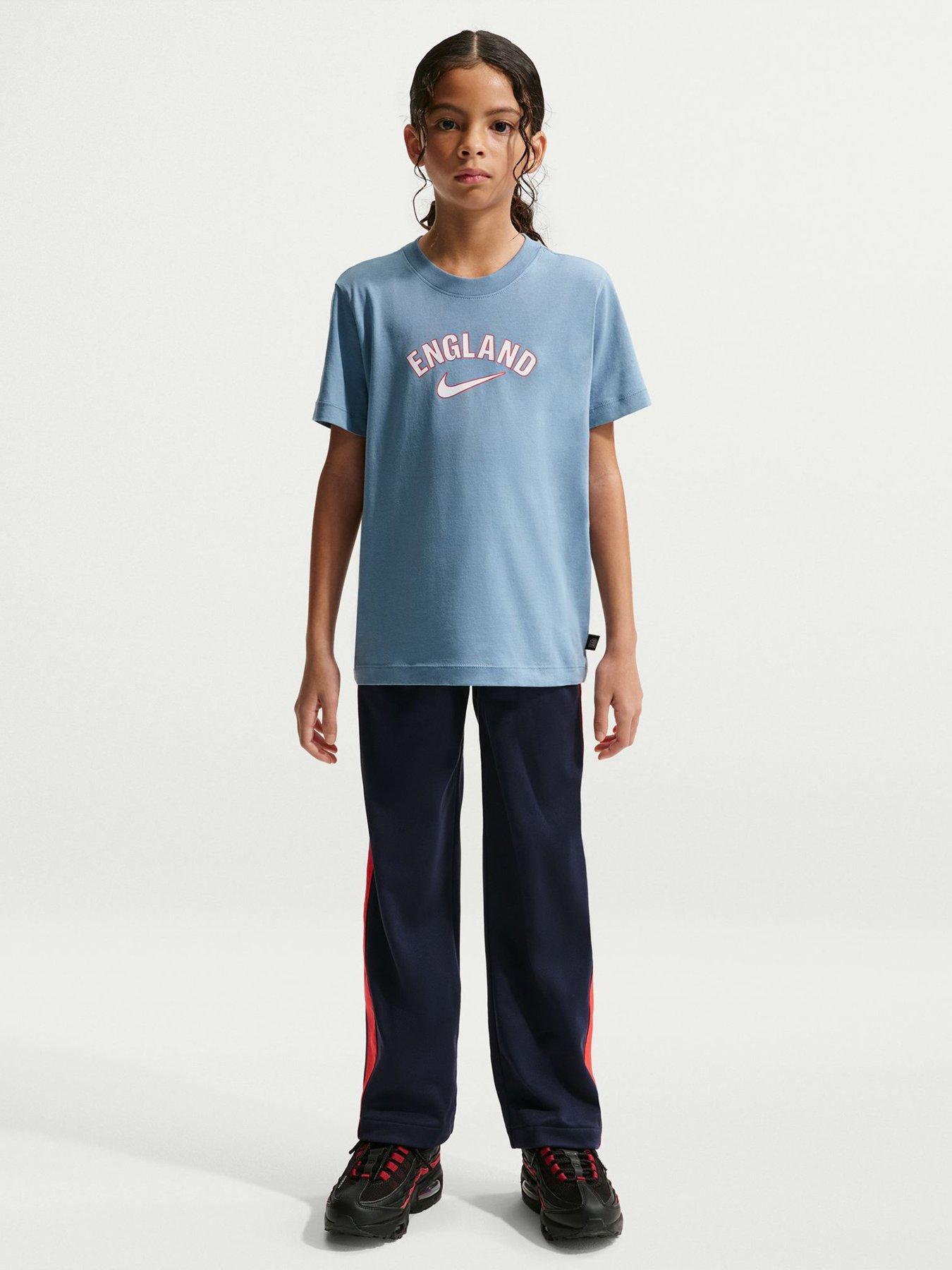 Image 3 of 5 of Nike Older Kids England Word Mark T-shirt - Blue