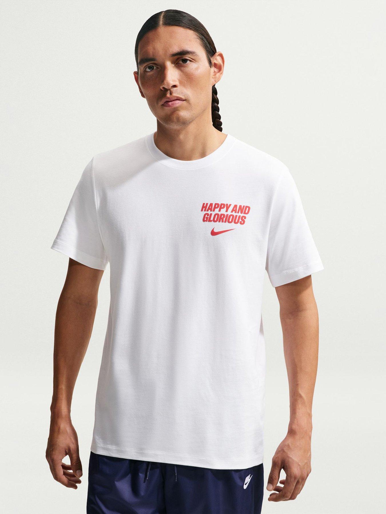 Image 1 of 5 of Nike Men&rsquo;s England Pride T-Shirt &ndash; White