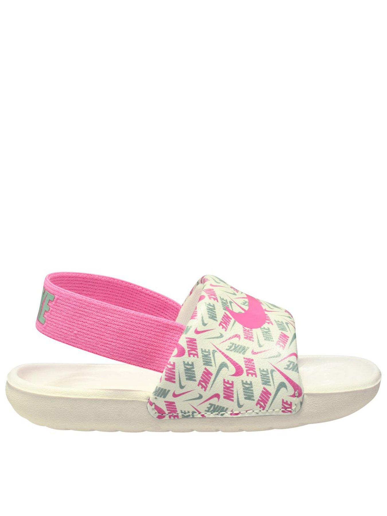 Nike Baby/Toddler Kawa Slides - White