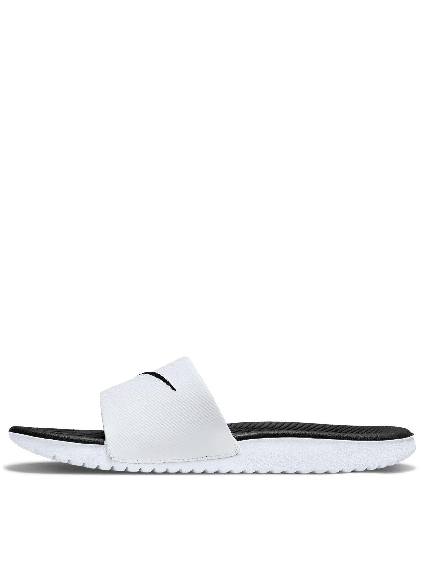 Image 3 of 6 of Nike Little/Big Kids Kawa Slides - White