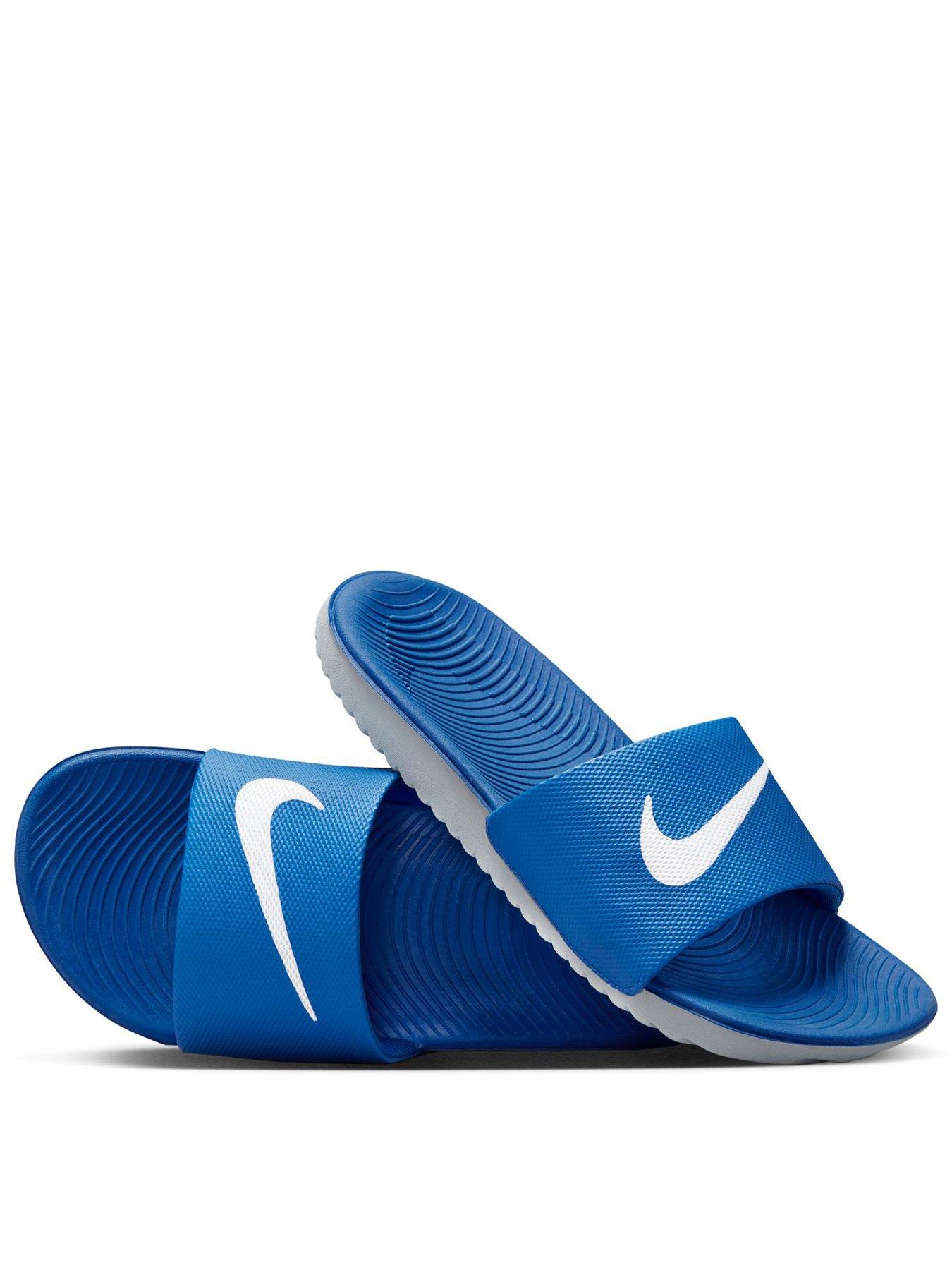 Nike Little/Big Kids Kawa Slides - Blue
