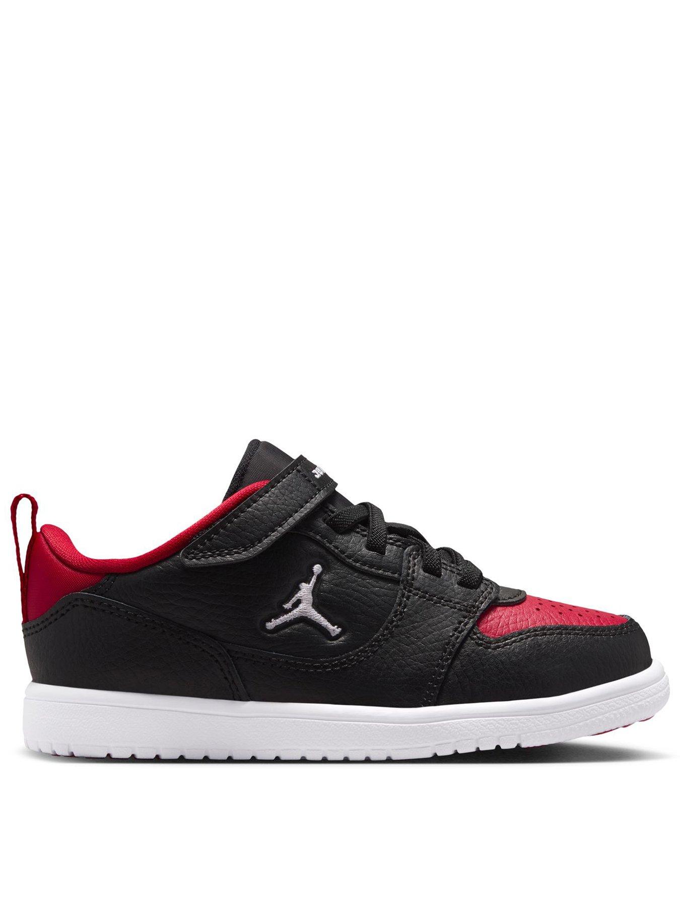 Jordan Nike Little Kids Access Court Low Shoes - Black
