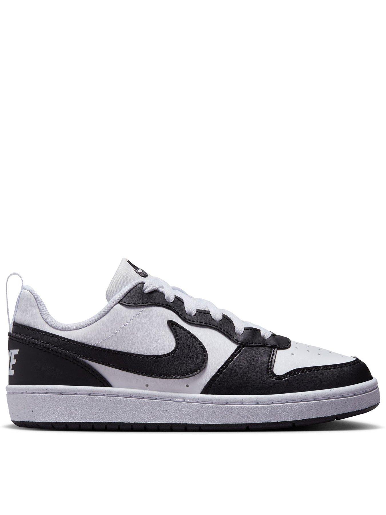 Nike Big Kids' Court Borough Low Recraft Trainers - White/Black