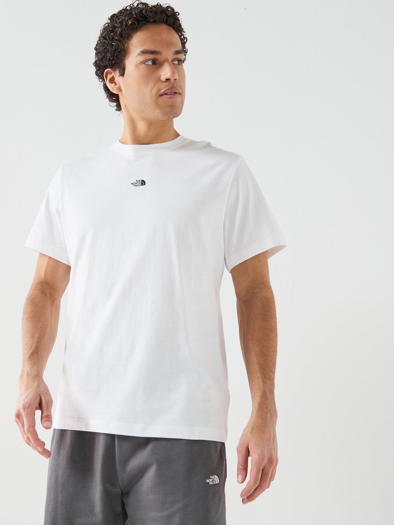 The North Face Mens Essential Centre Logo Relaxed T-Shirt - White