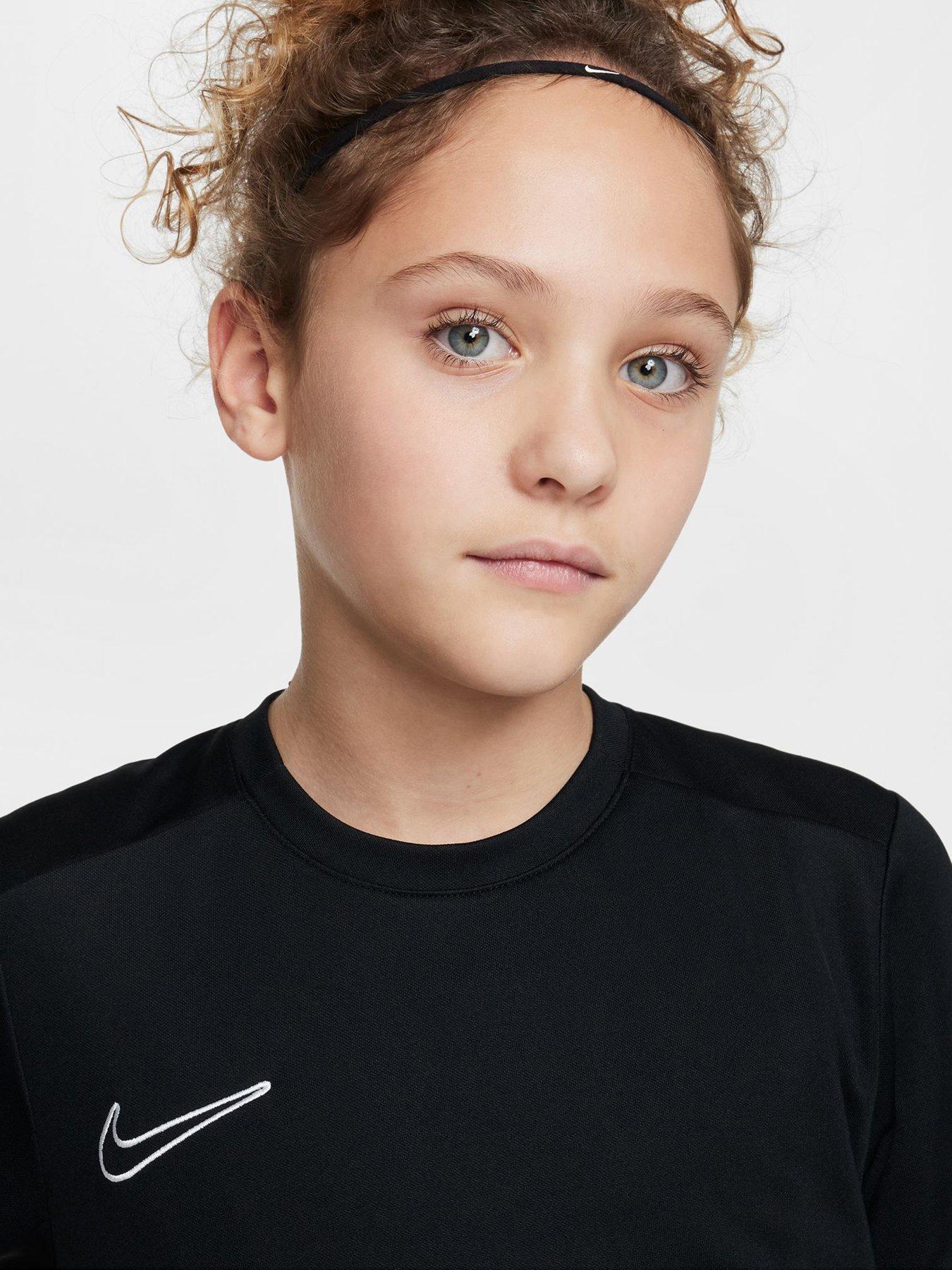 Image 4 of 6 of Nike Junior Dri-FIT Academy 25 T-Shirt - Black