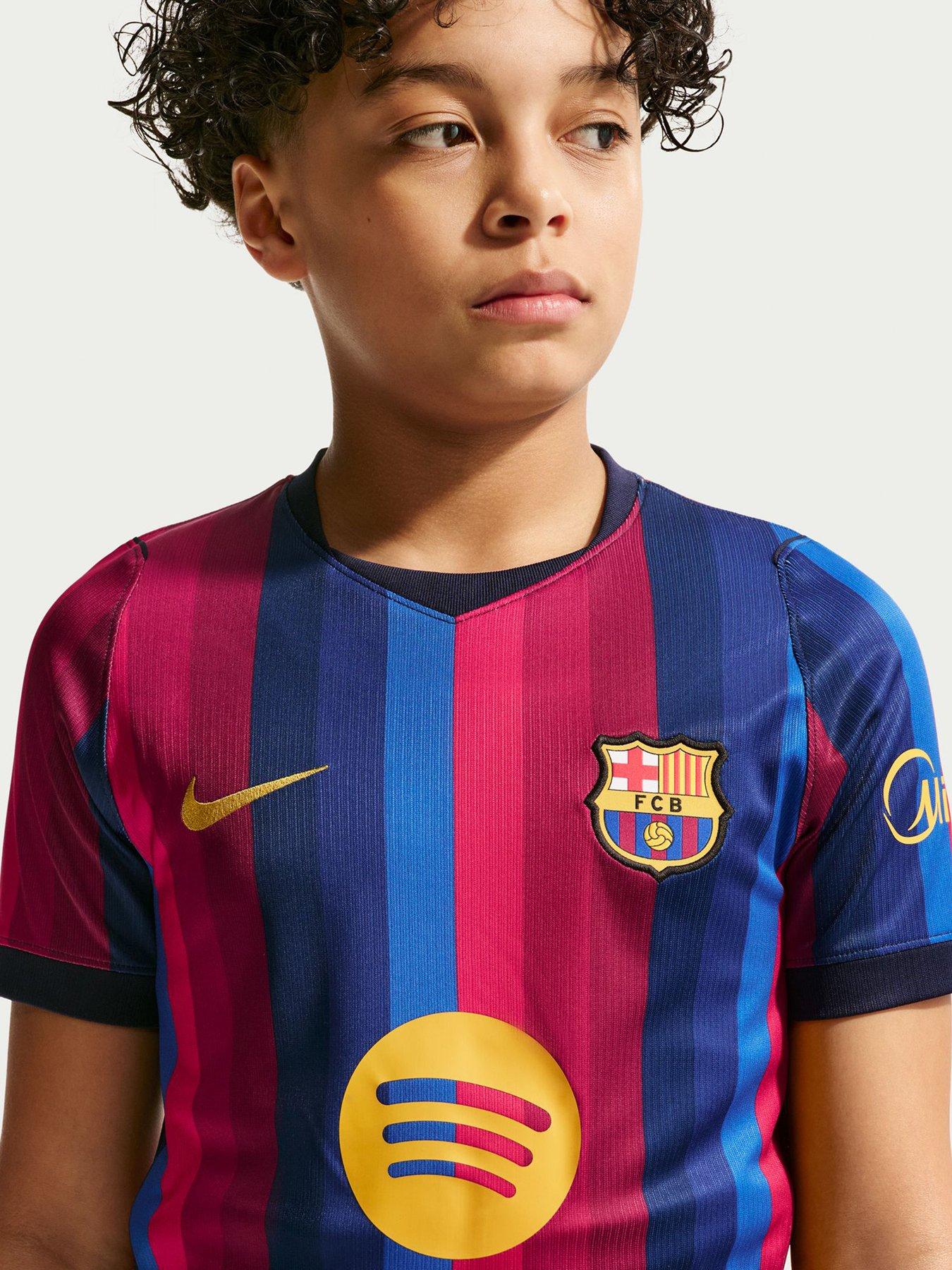 Nike Unisex Kids FCB Dri-fit Ss Stadium Home T-Shirt (Pack of 1) - Image 3