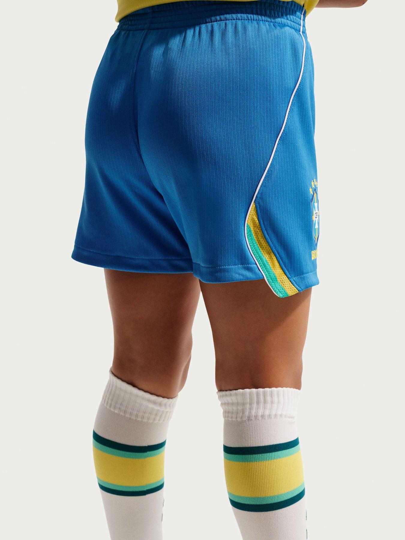 Image 4 of 6 of Nike Younger Kids Brazil 2026 Dri-FIT Stadium Home Kit &ndash; Yellow