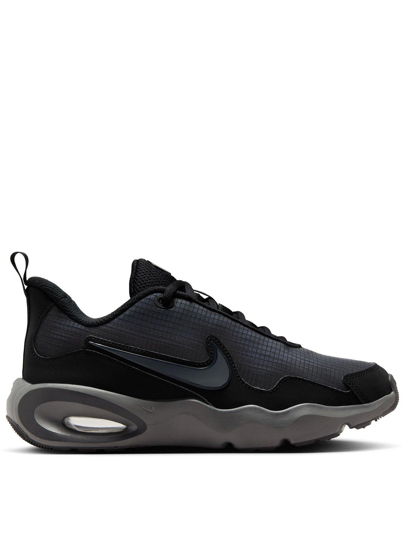 Nike Big Kids Nike Air Max Nova Trainers, Black/Anthracite-Cool Grey, Size 5 Older
